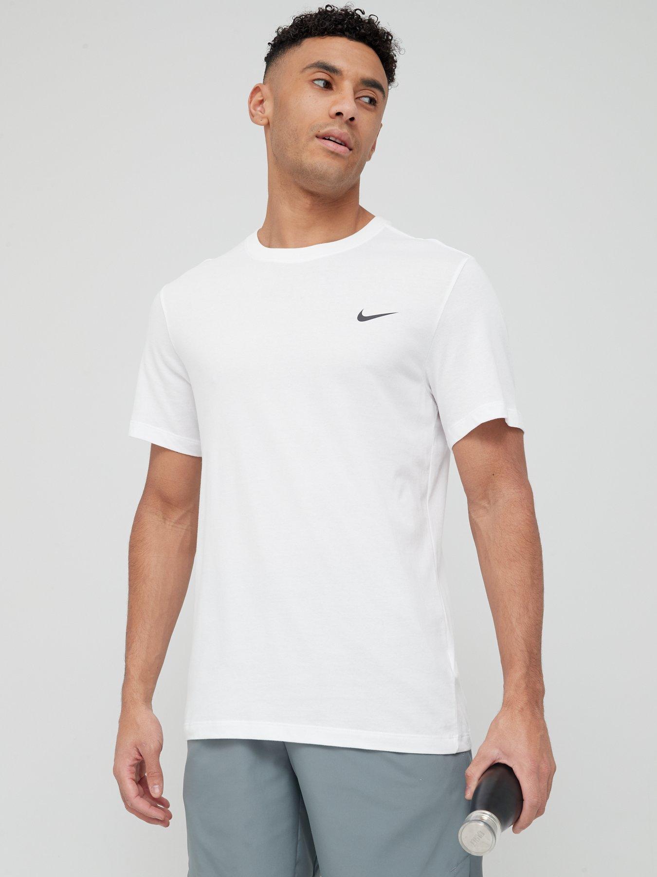 Nike white cotton store t shirt