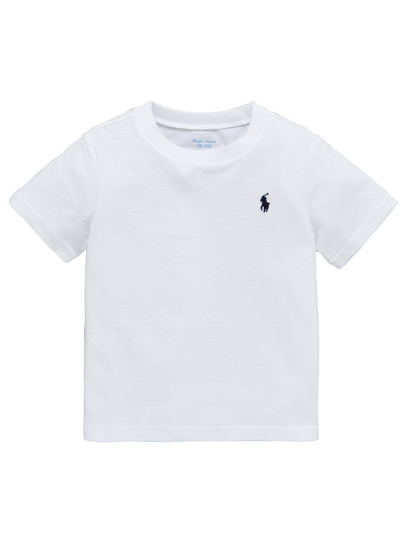 Baby Boys Classic Short Sleeve T shirt White