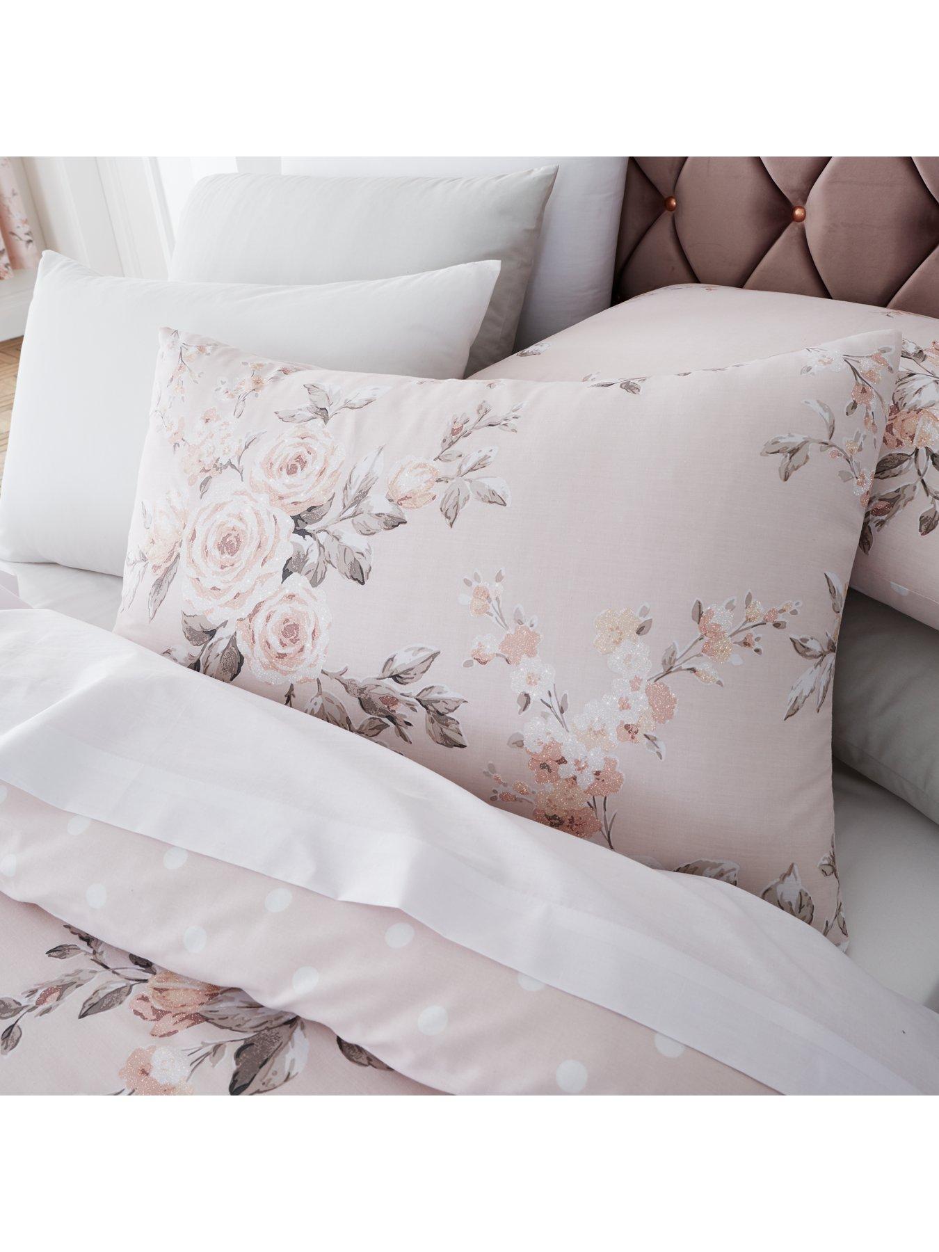 catherine-lansfield-canterbury-floralnbspglitter-duvet-cover-set-blush-pinkoutfit