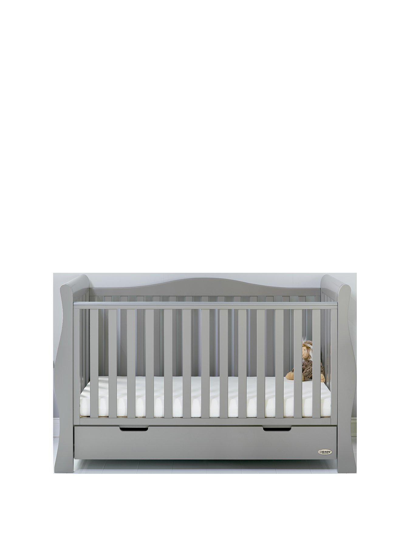 Little Acorns Little Acorns Sleigh Cotbed exc draw Very Ireland