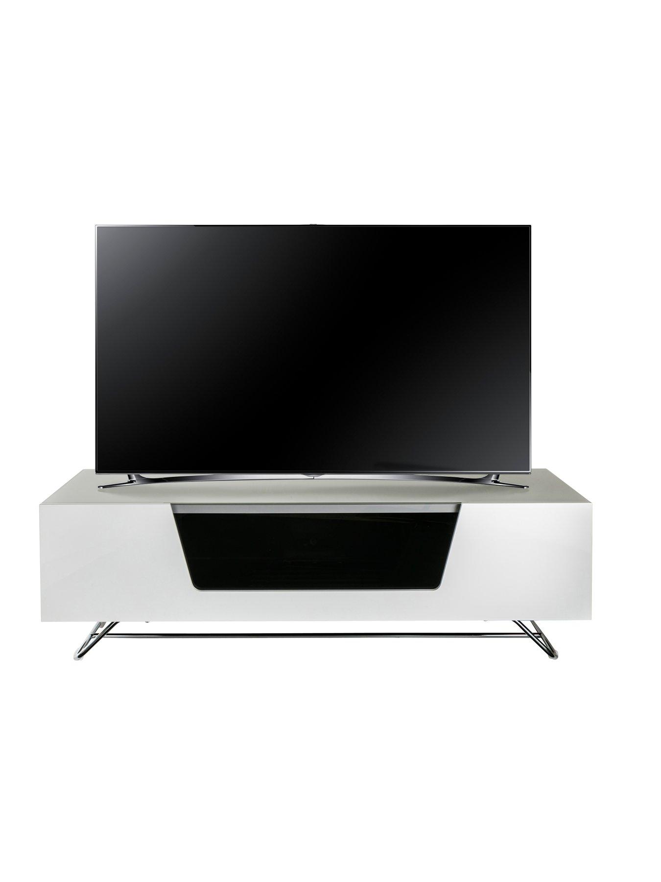 undefined Chromium 120 cm TV Unit - White - fits up to 55 inch TV