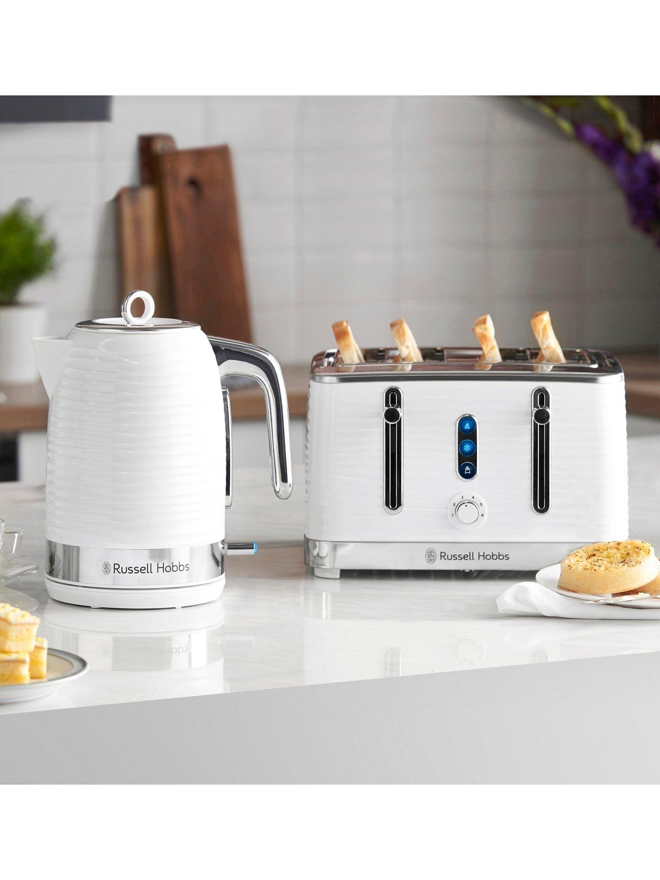 Slice Toaster White Russell Hobbs Toaster Inspire Russell Hobbs Inspire  Toaster Slice White Mega Appliances