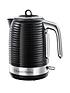 russell-hobbs-inspire-textured-black-plastic-kettle-24261front