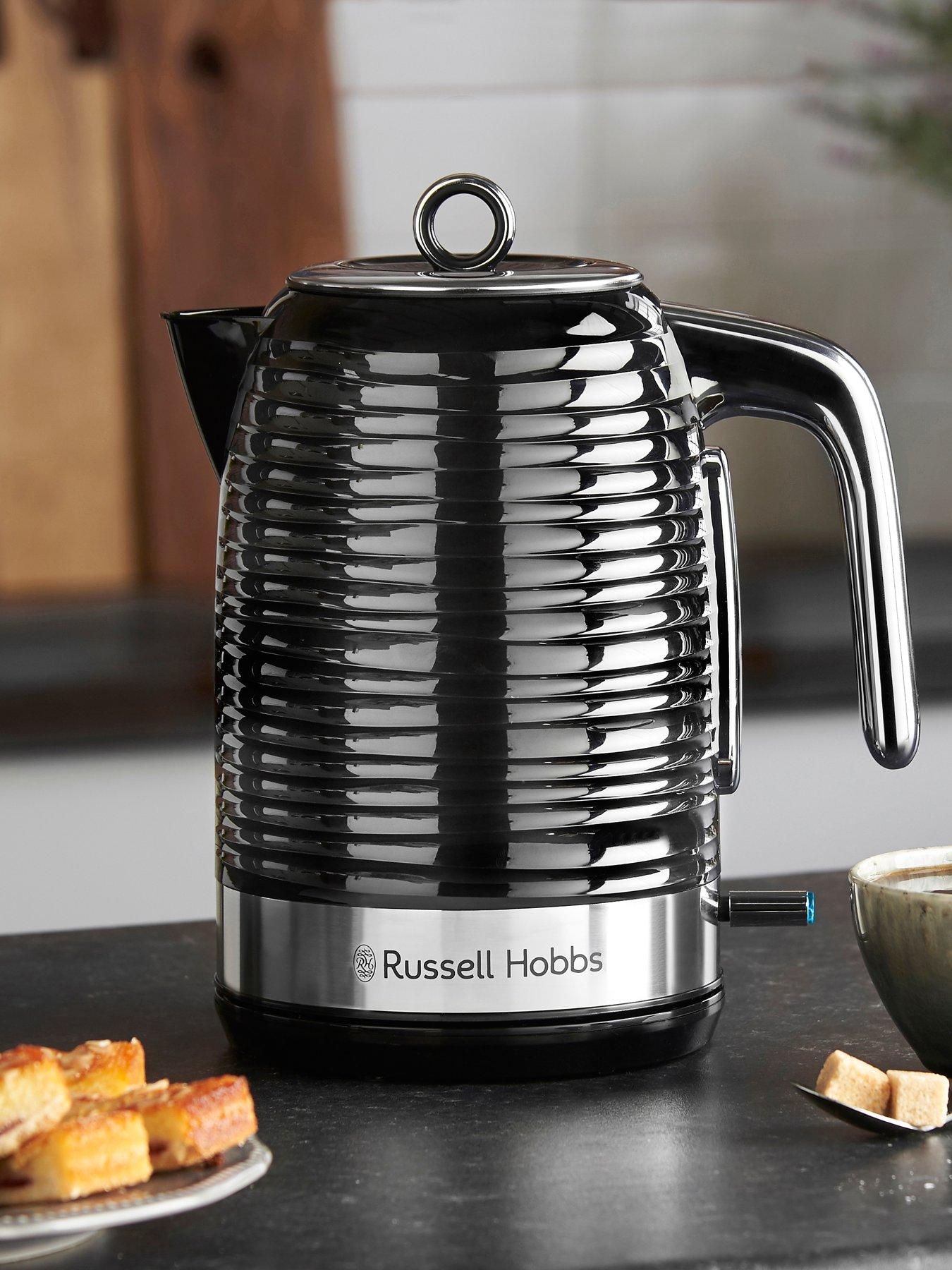 Image 3 of 8 of Russell Hobbs Inspire Textured Black Plastic Kettle - 24361