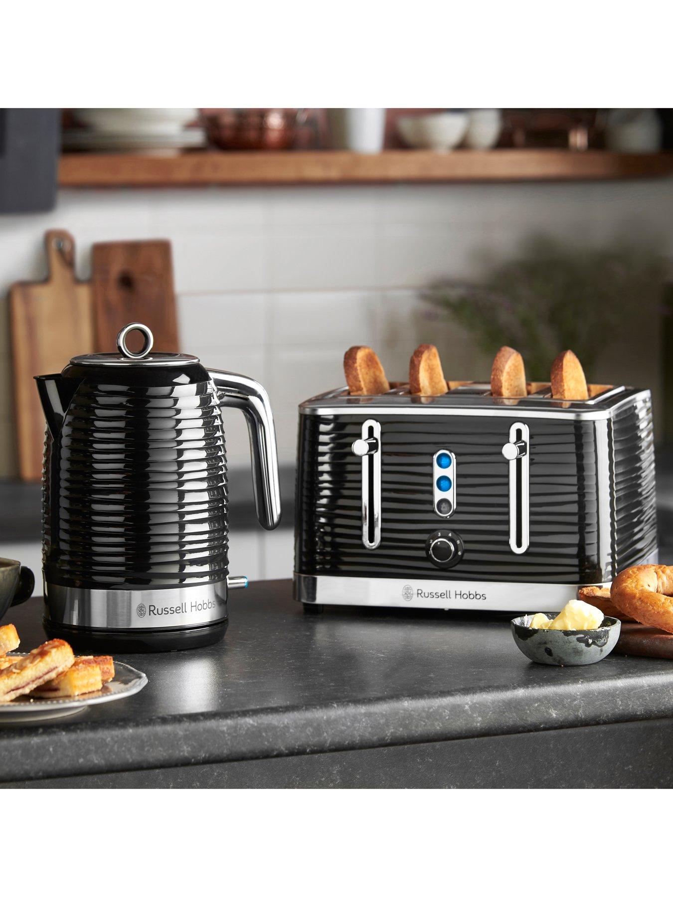 Image 4 of 8 of Russell Hobbs Inspire Textured Black Plastic Kettle - 24361