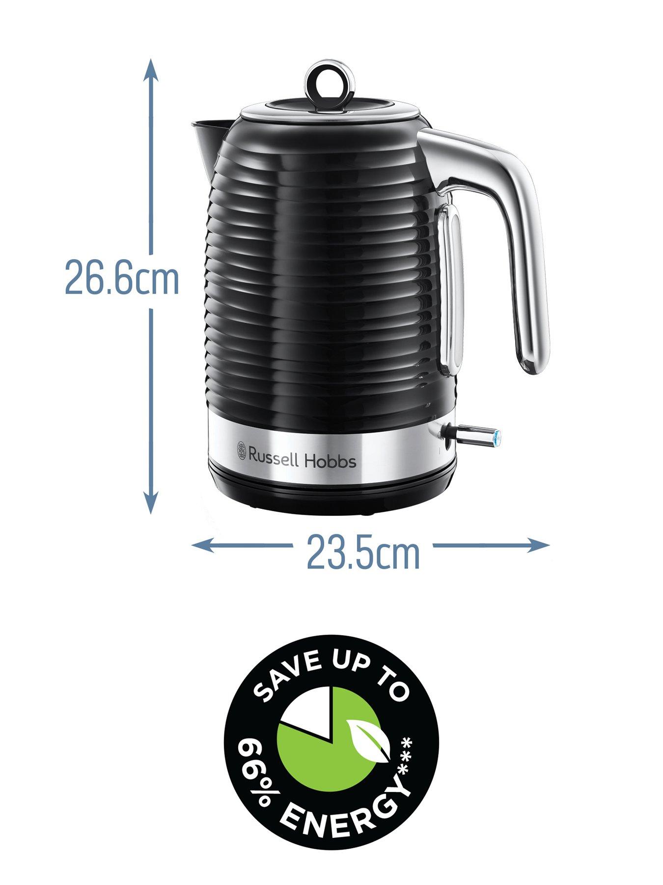 Image 7 of 8 of Russell Hobbs Inspire Textured Black Plastic Kettle - 24361