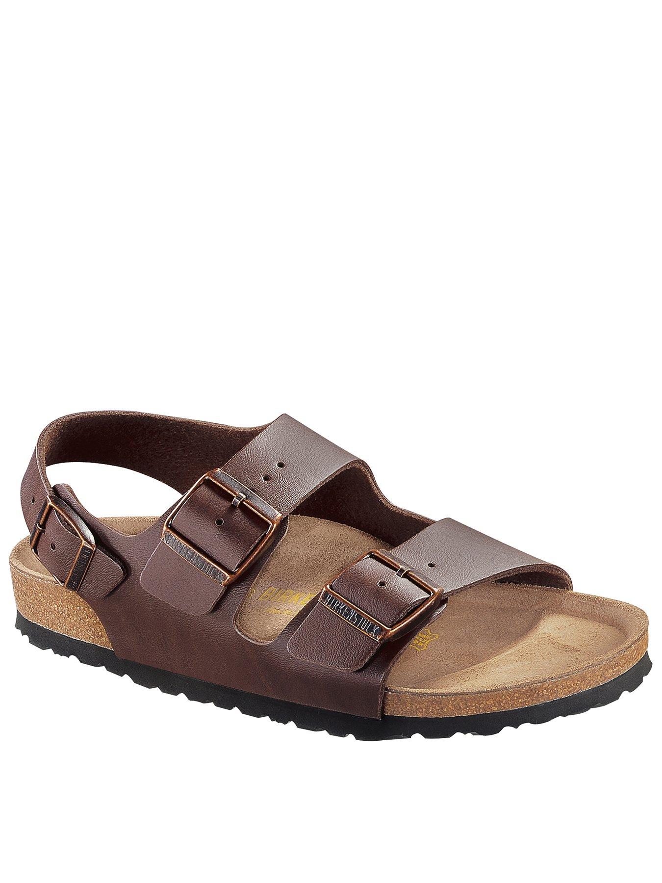 Image 2 of 2 of Birkenstock Birkenstock Men's Milano Birko-Flor Sandal - Brown