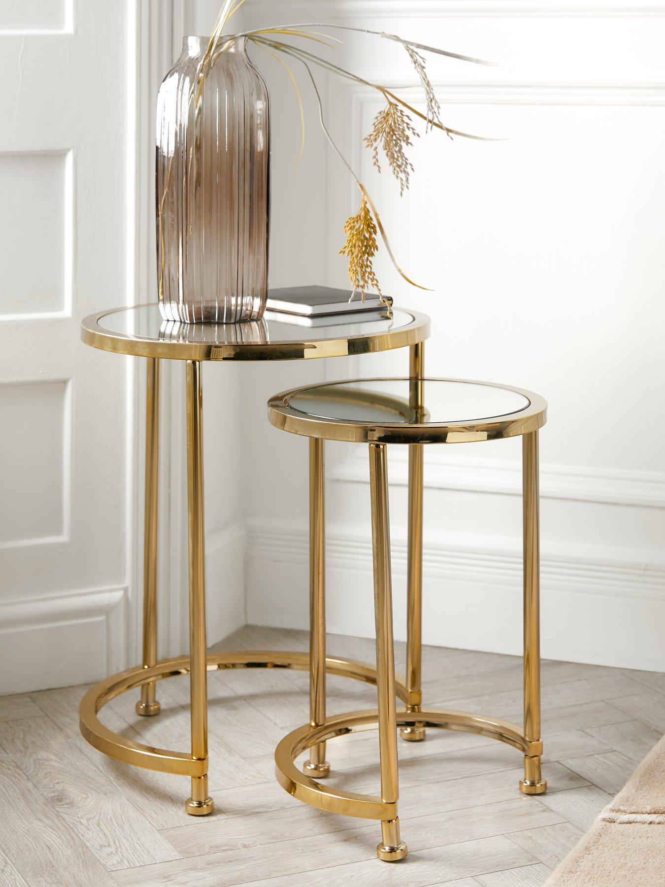 Image 1 of 5 of The Very Collection Aruba Nest of Lamp Tables