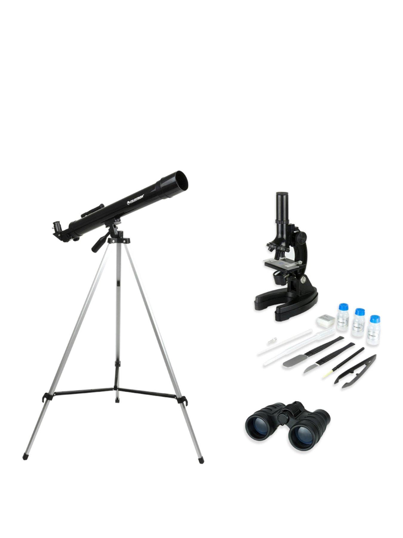 Image 1 of 7 of Celestron Telescope, Binocular &amp; Microscope Kit