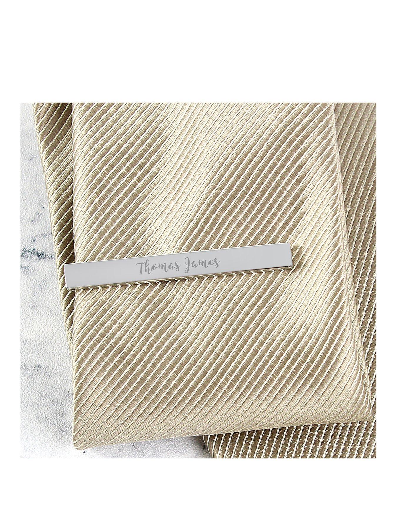 Image 1 of 6 of The Personalised Memento Company Personalised&nbsp;Tie Clip