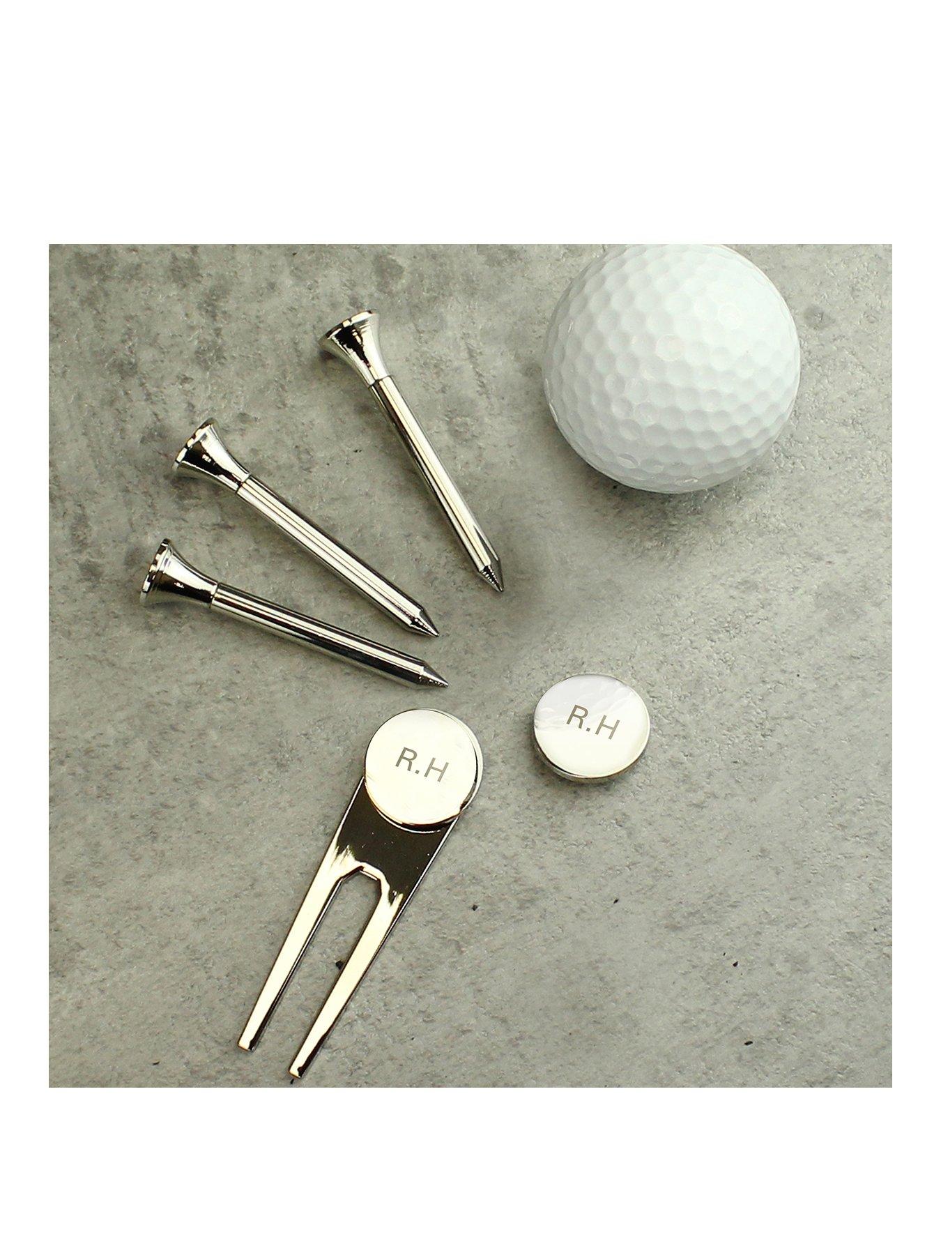 Image 1 of 3 of The Personalised Memento Company Personalised Golf Set Including Tees, Pitch Repairer And A Marker Pen