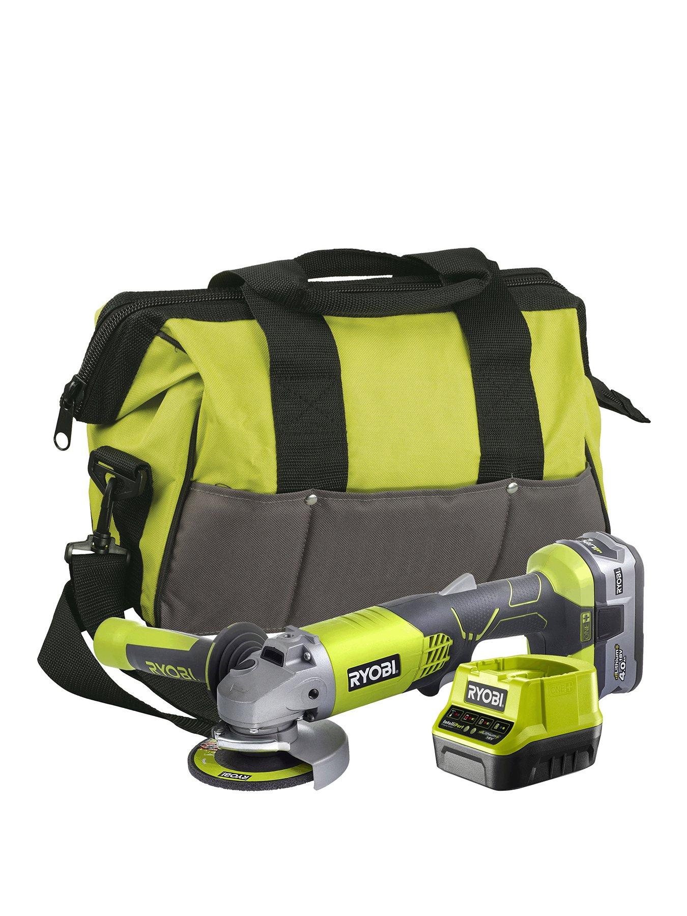 ryobi-r18ag-140s-18v-one-cordless-angle-grinder-starter-kit-1-x-40ahfront