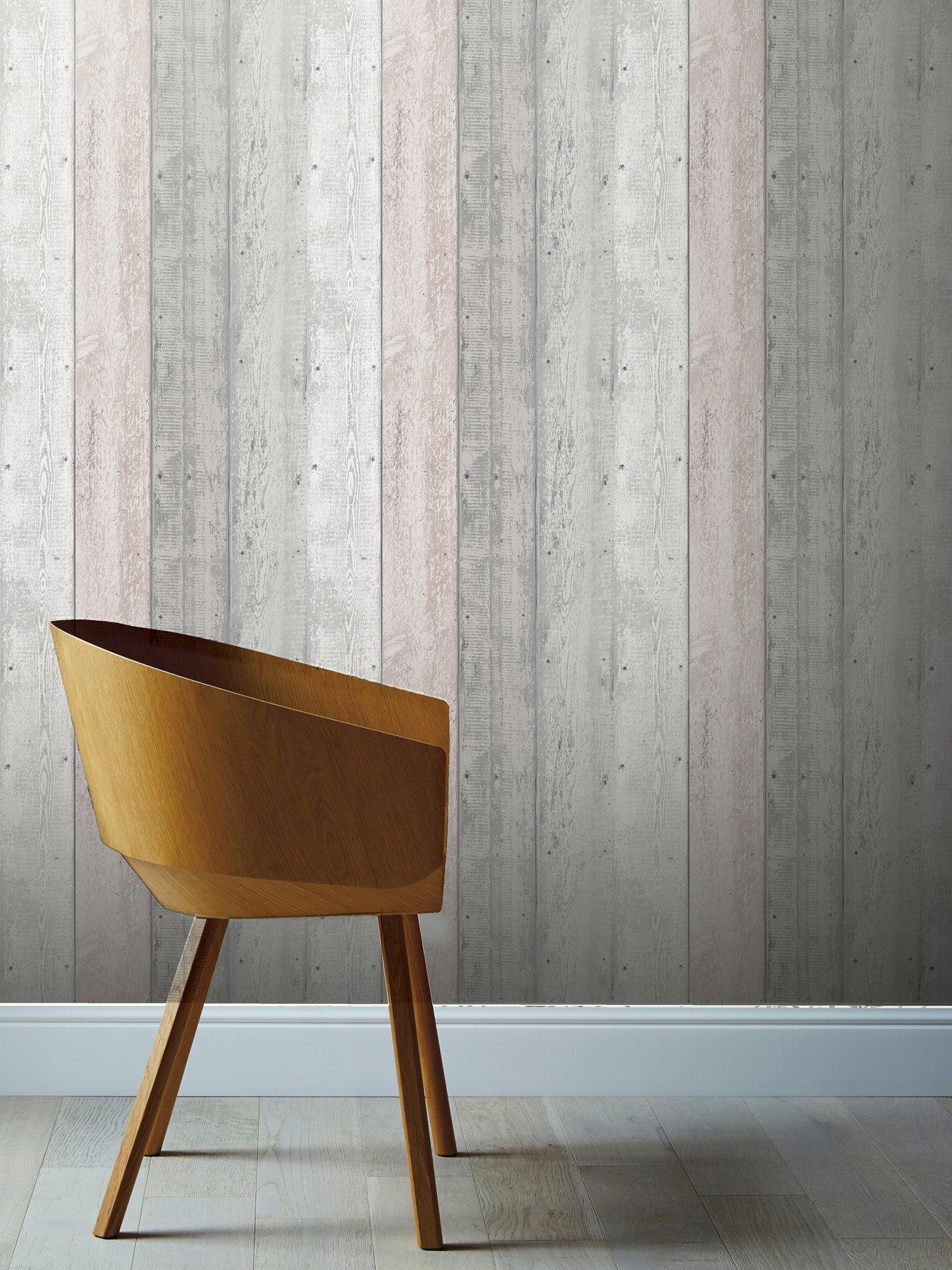 arthouse-painted-wood-grey-and-blush-wallpaper