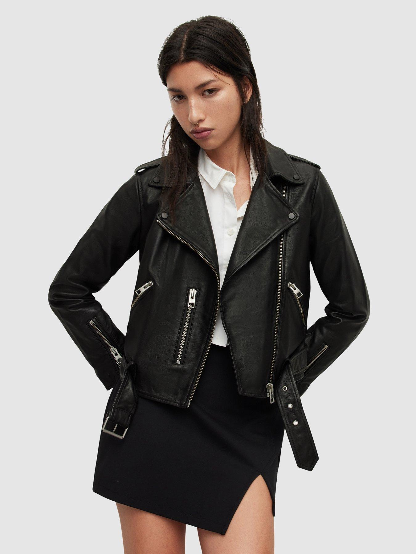 Allsaints leather jacket on sale sale