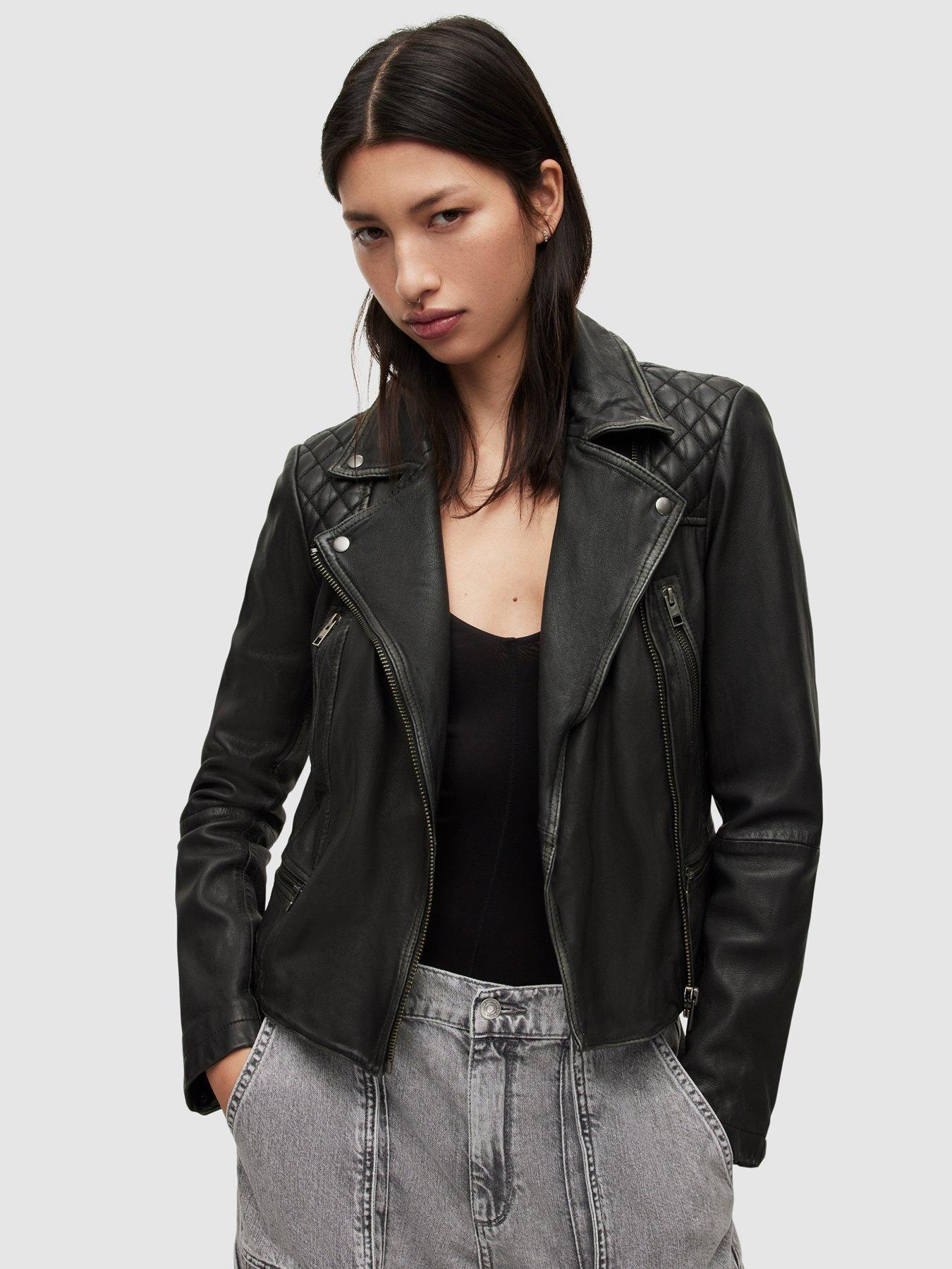 All saints clearance leather vest