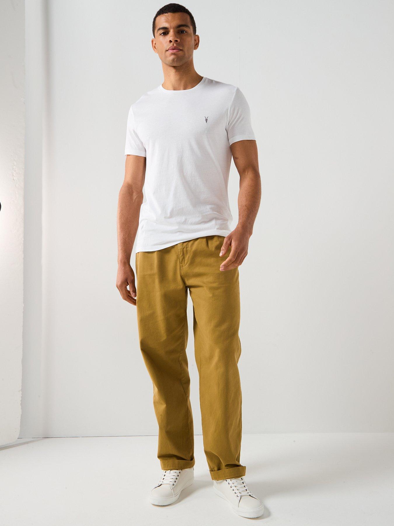Image 3 of 5 of AllSaints Tonic Crew Neck T-Shirt - White