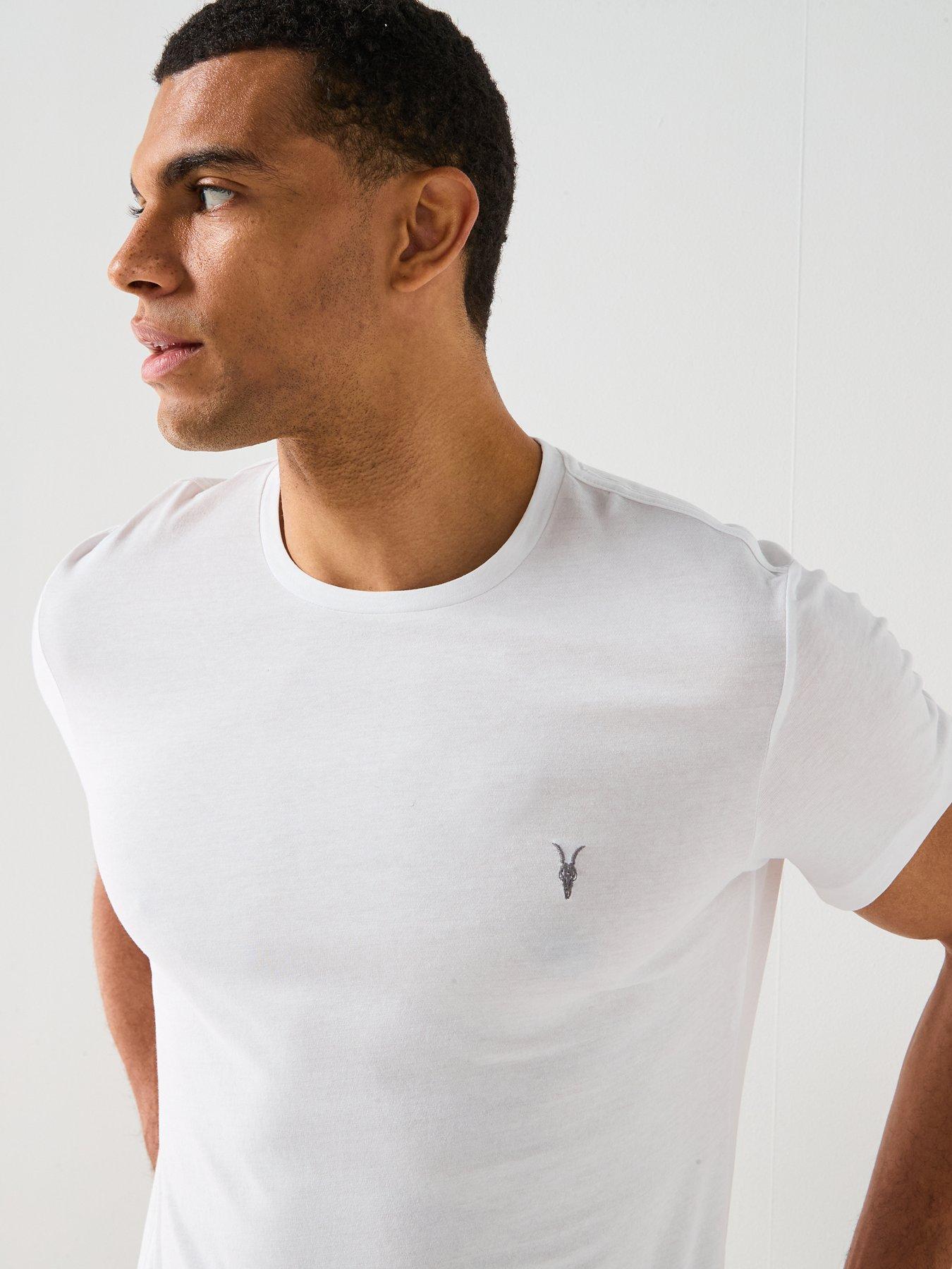 Image 5 of 5 of AllSaints Tonic Crew Neck T-Shirt - White