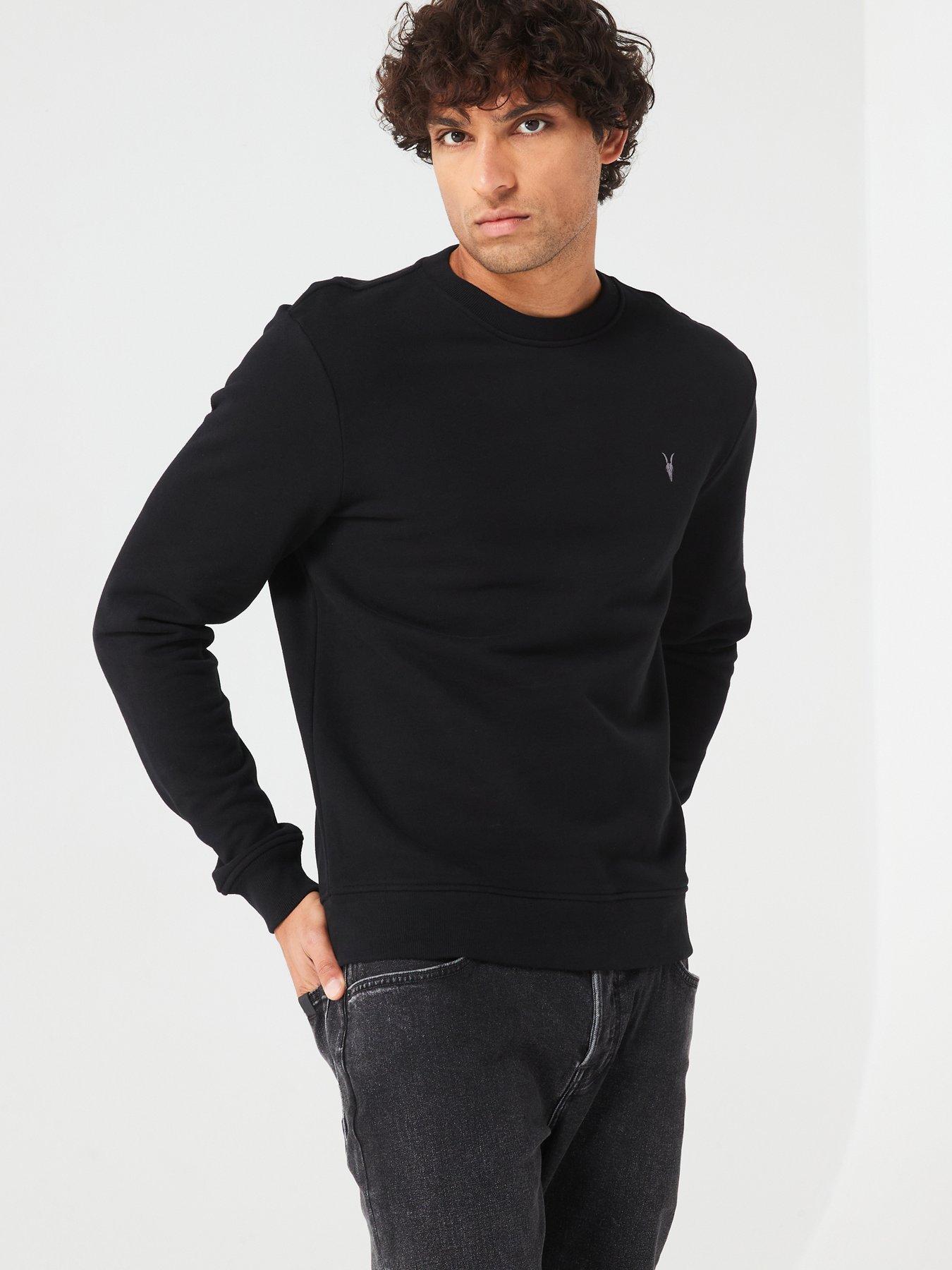 Image 1 of 6 of AllSaints Raven Crew Sweat - Black