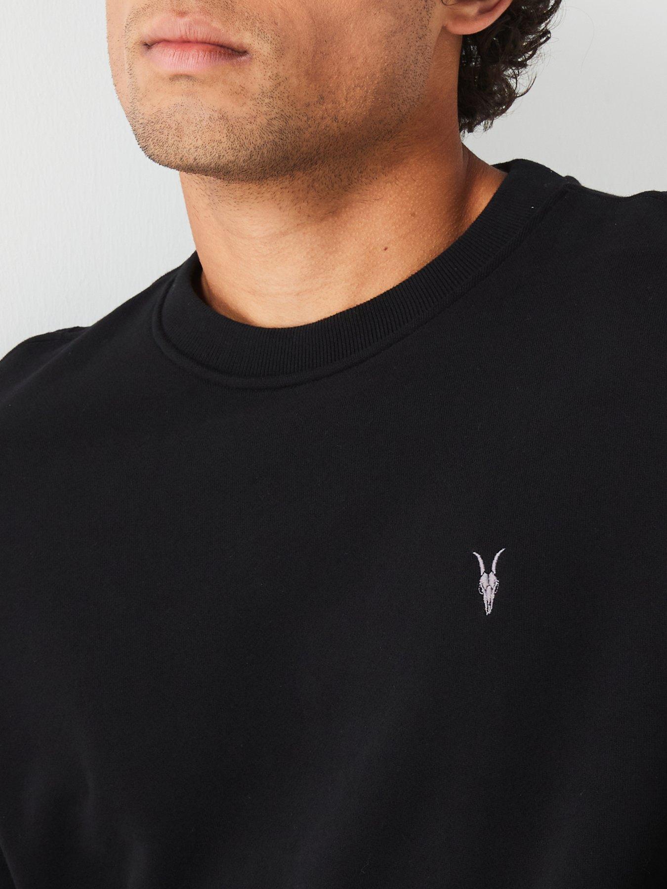 Image 4 of 6 of AllSaints Raven Crew Sweat - Black