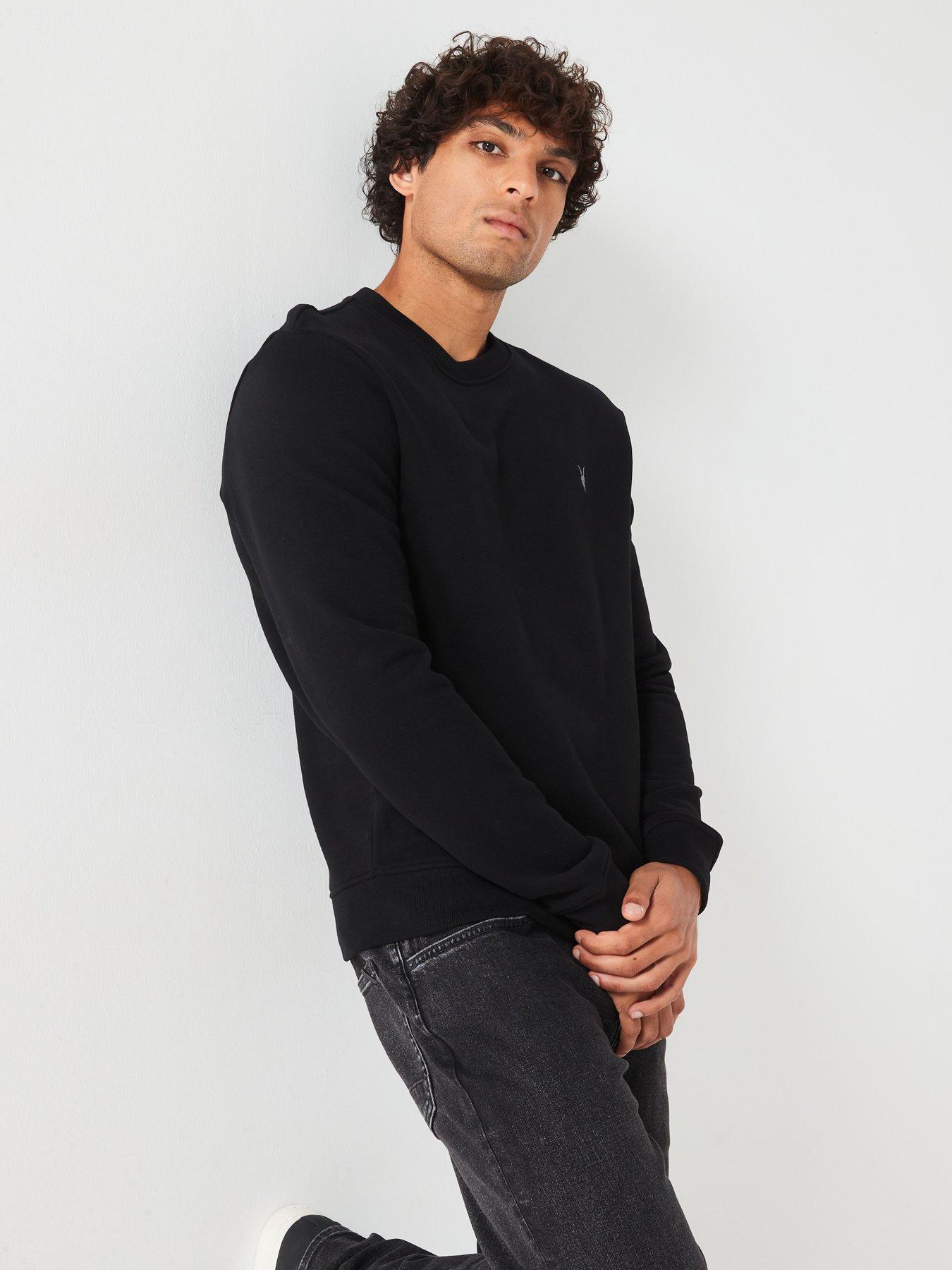 Image 5 of 6 of AllSaints Raven Crew Sweat - Black