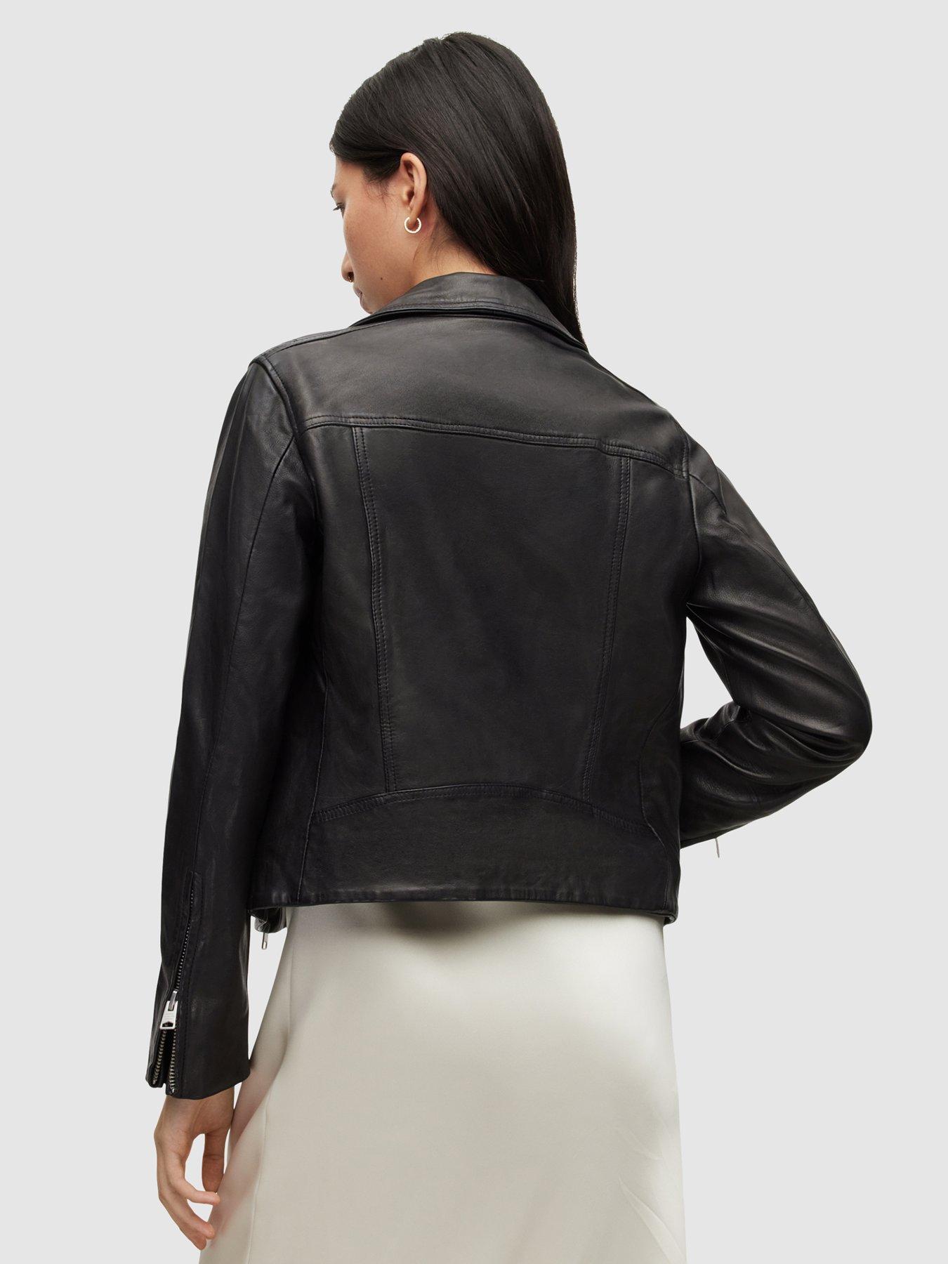 Dalby leather biker outlet jacket