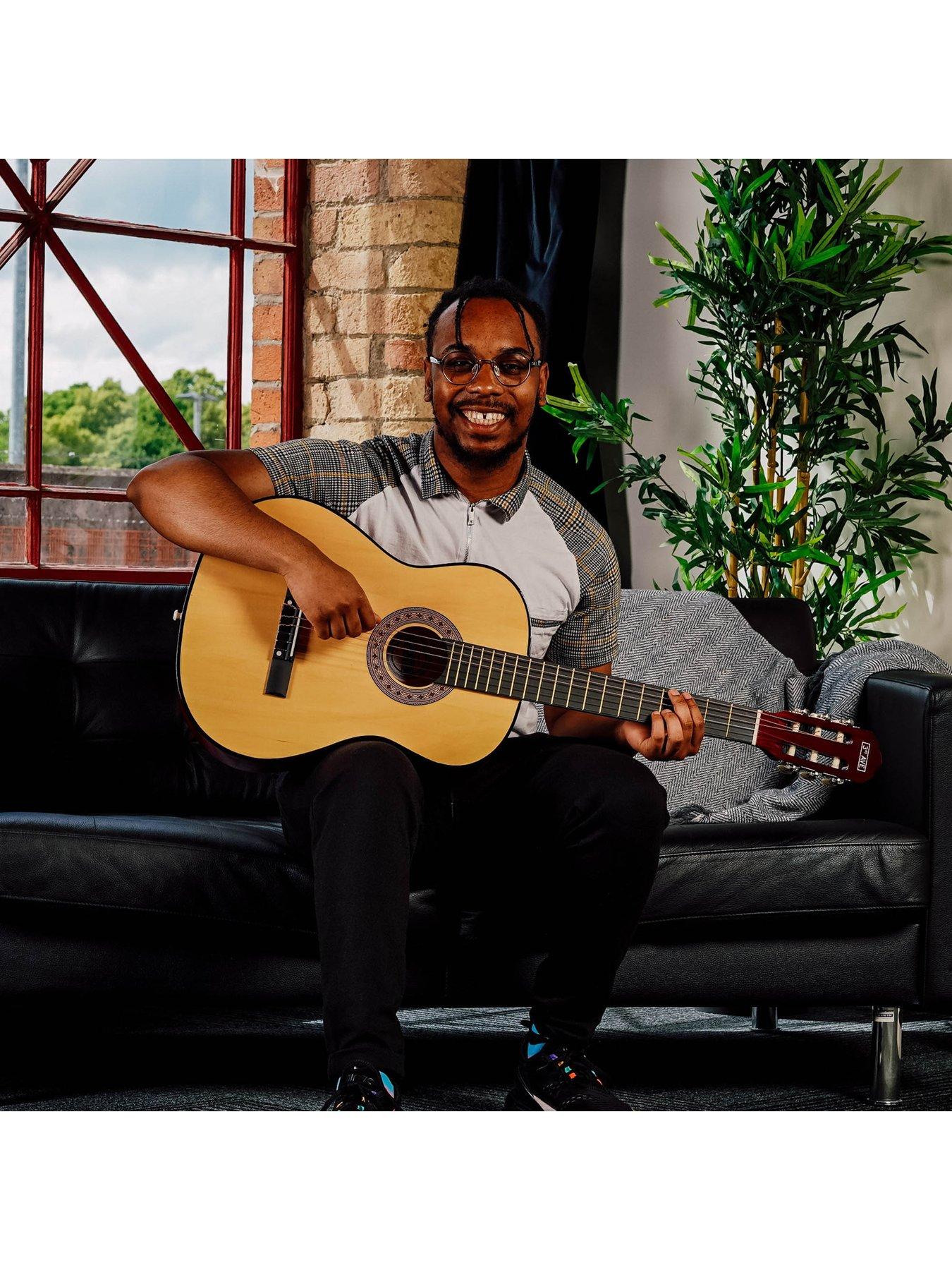 Image 5 of 6 of 3rd Avenue Full Size 4/4 Classical Guitar Beginner Bundle - 6 Months FREE Lessons - Natural