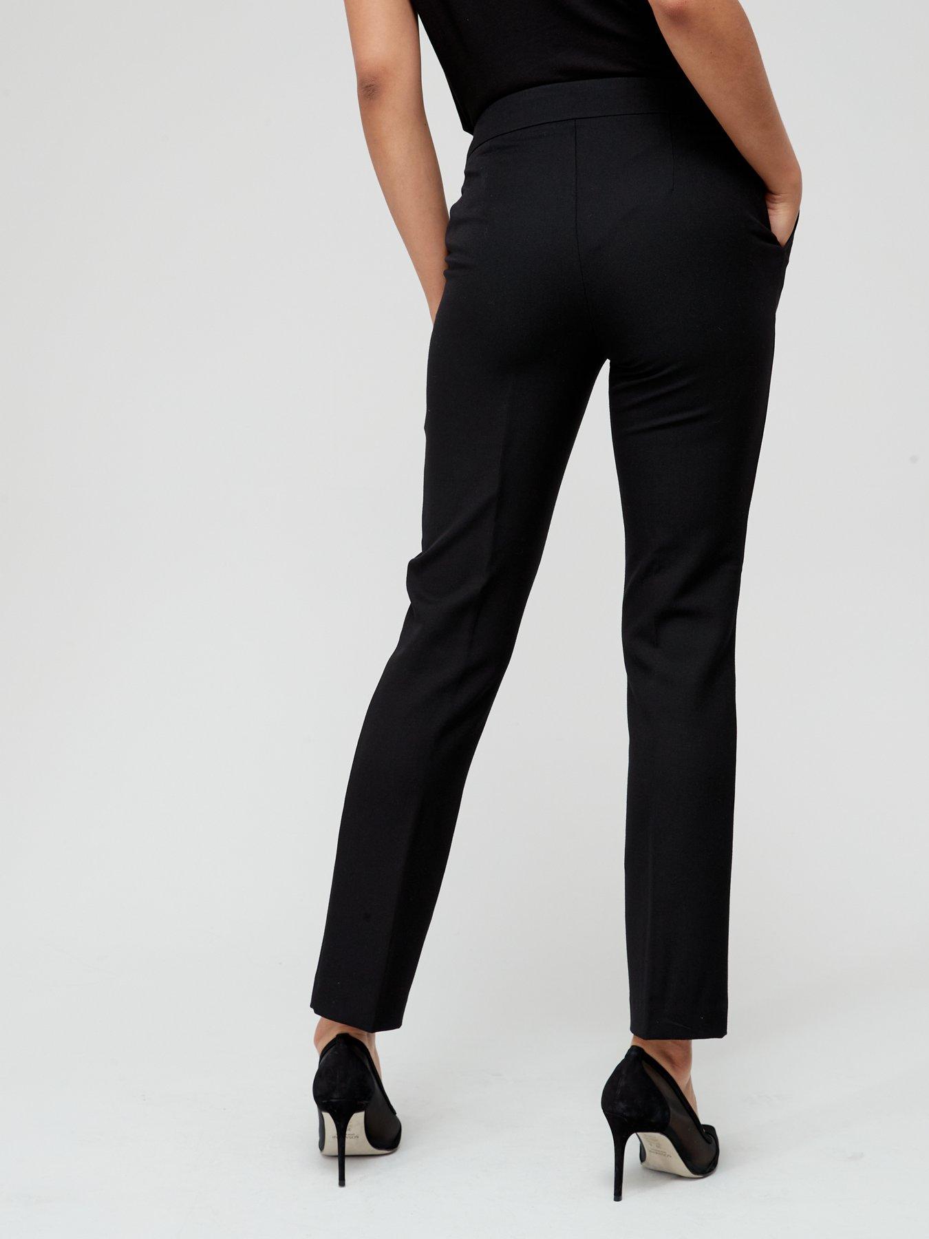 Image 2 of 6 of The Very Collection The Slim Leg Trouser - Black