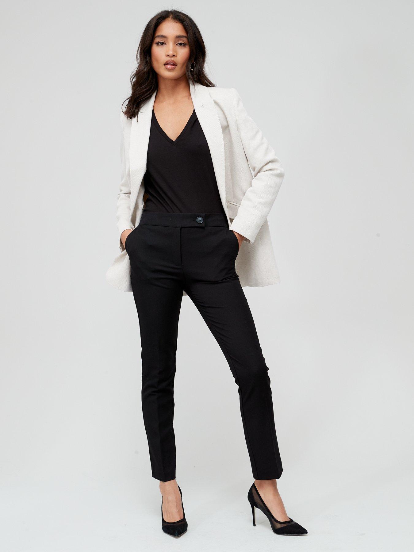 Image 6 of 6 of The Very Collection The Slim Leg Trouser - Black