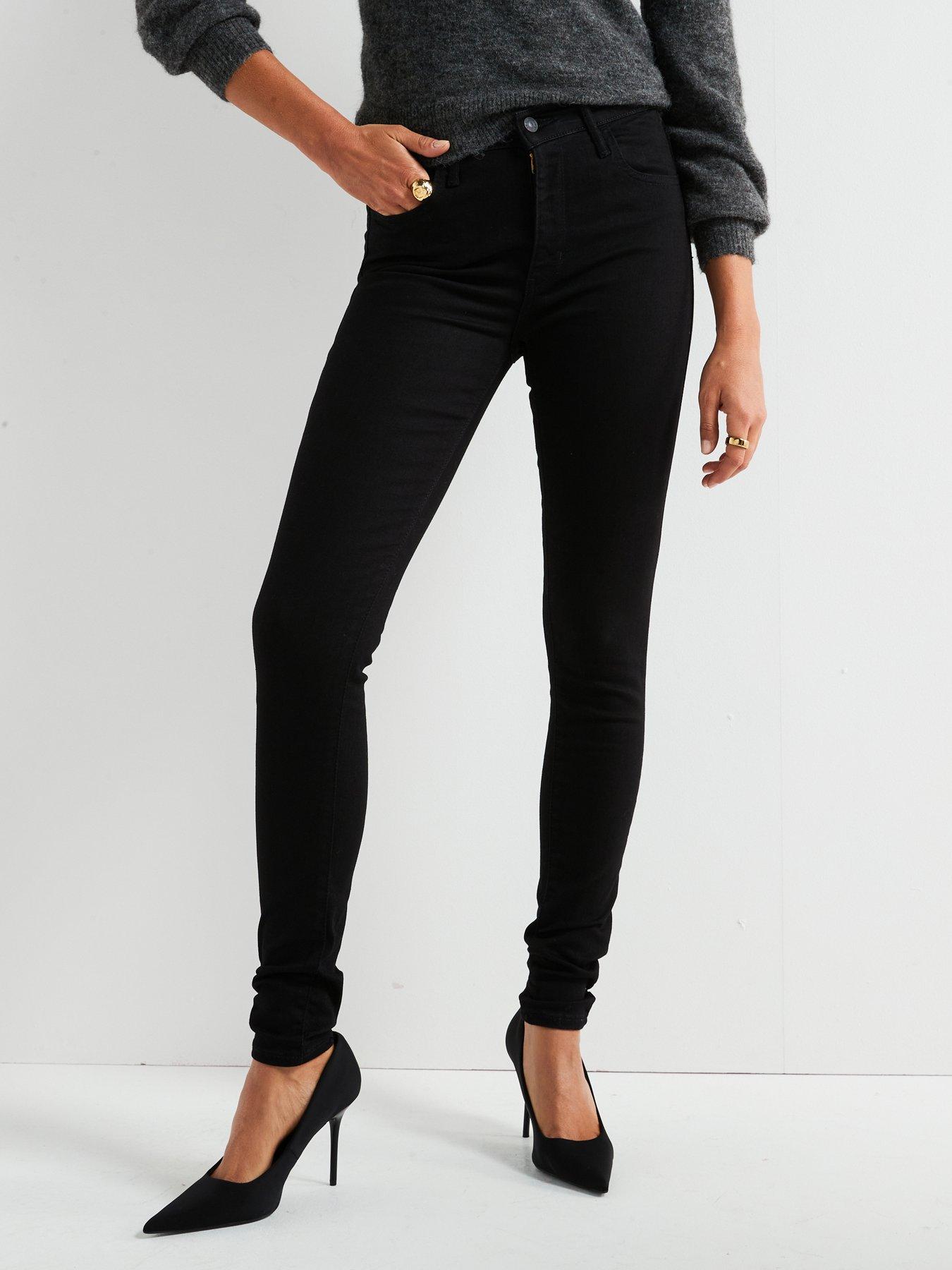 Image 1 of 6 of Levi's 720&trade; High-rise Super Skinny Jeans - Black Celestial