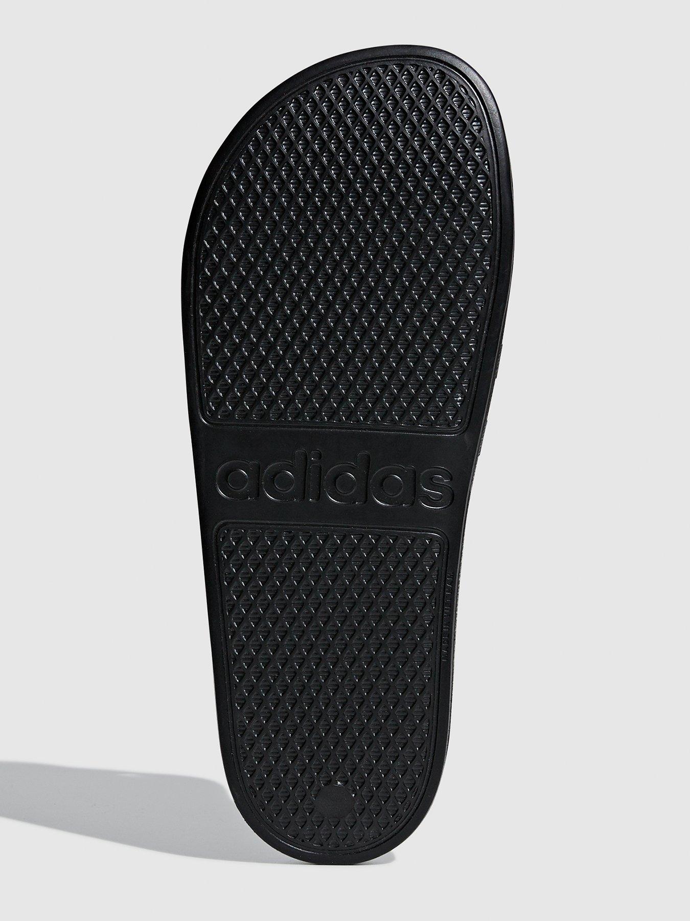 Image 5 of 6 of adidas Sportswear Mens Adilette Aqua Sliders - Black/White