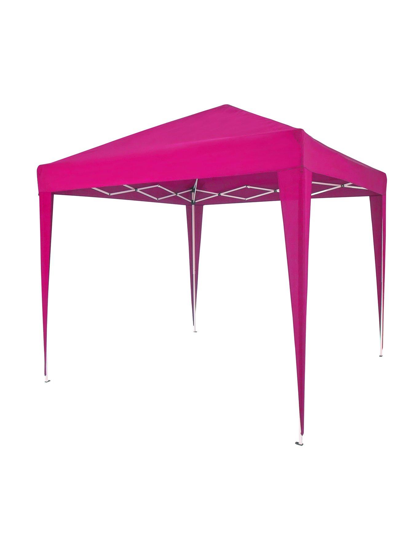 everyday-large-pop-up-gazebo-25m-x-25m-pink-sturdy-metal-frame-with-carry-bagstillFront