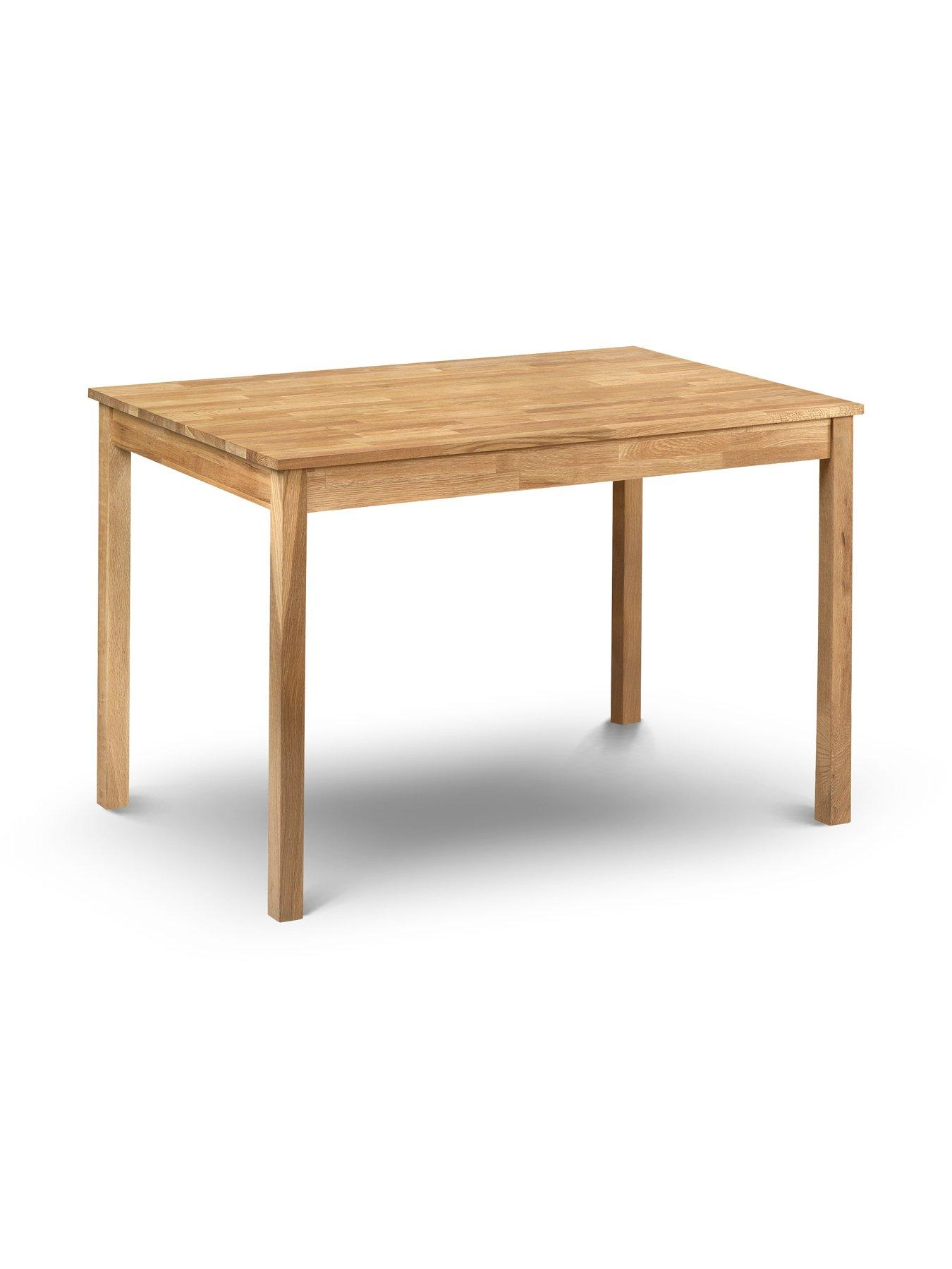 Image 7 of 7 of Julian Bowen Coxmoor 118 cm&nbsp;Solid Oak Dining Table + 2 Chairs + Bench