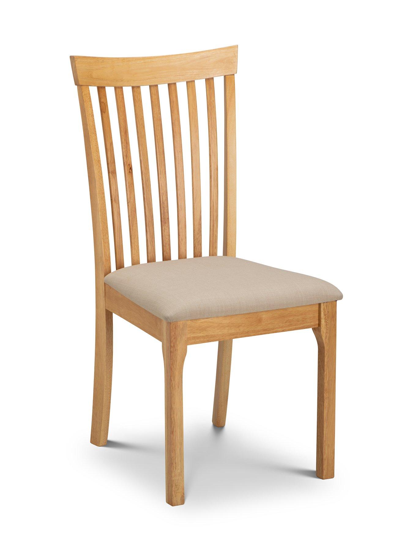 Image 3 of 3 of Julian Bowen Pair of Ibsen Solid Wood Dining Chairs
