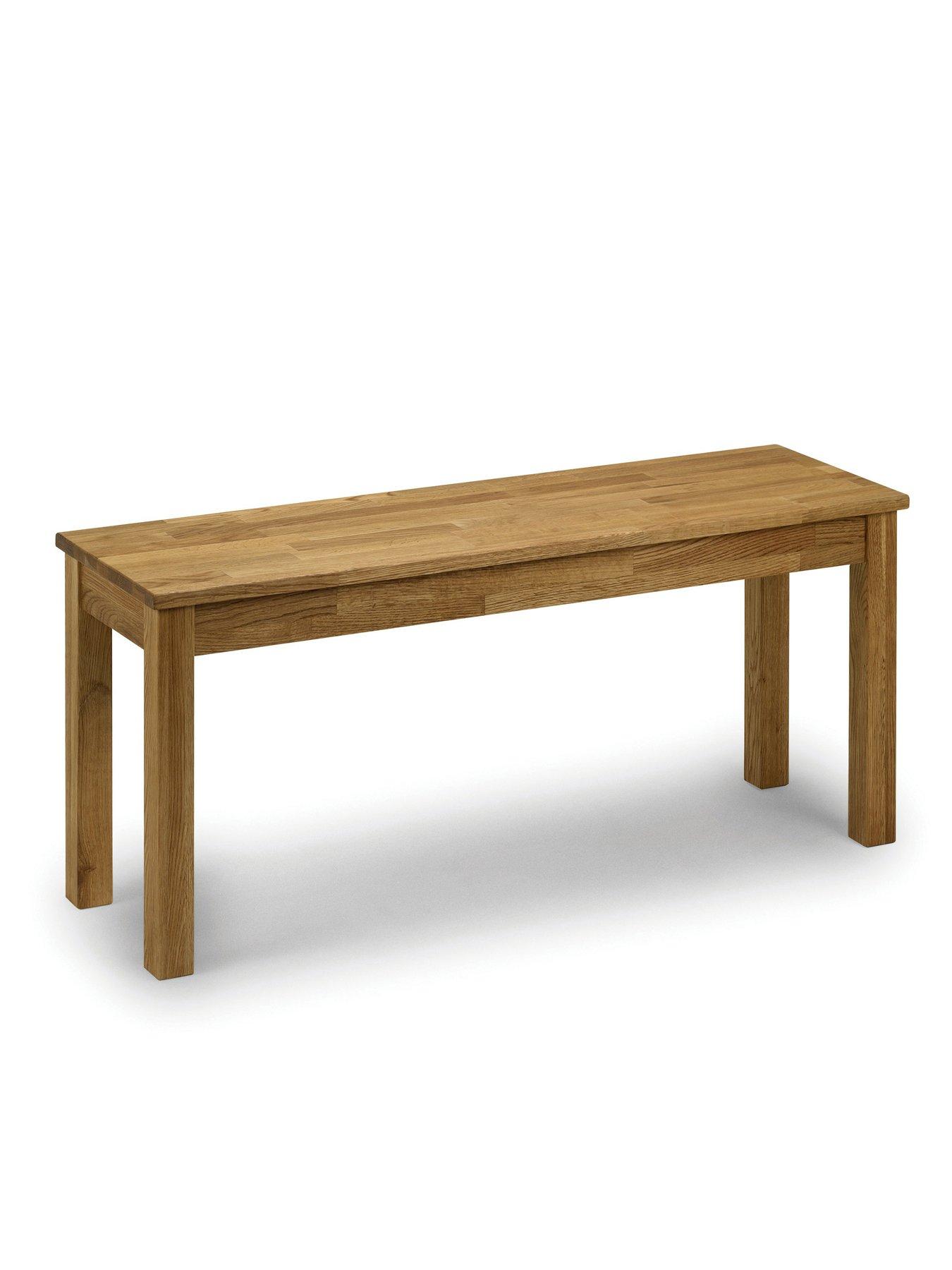 julian-bowen-coxmoor-118-cm-solid-oak-dining-table-2-benchesdetail