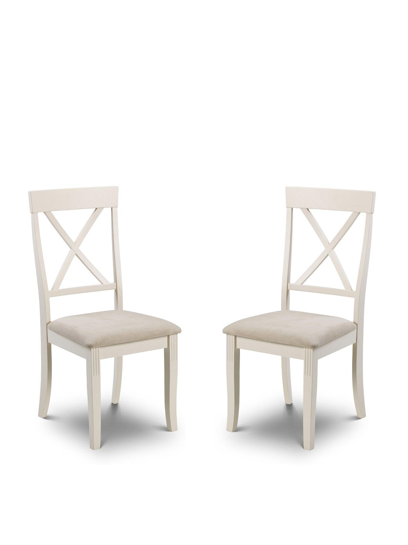 Image 2 of 3 of Julian Bowen Pair of Davenport Solid Wood Dining Chairs