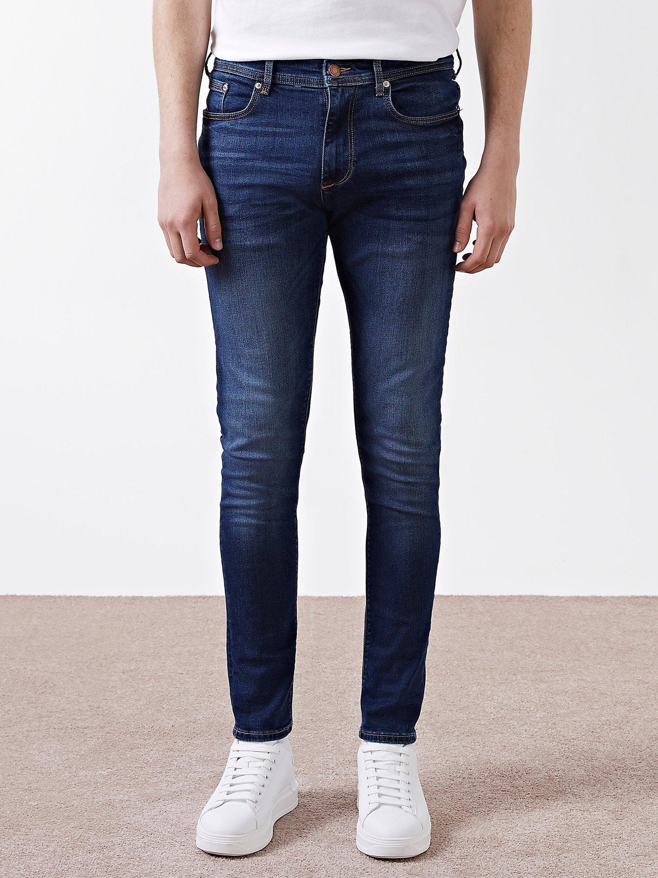 Skinny Fit Jeans Dark Blue