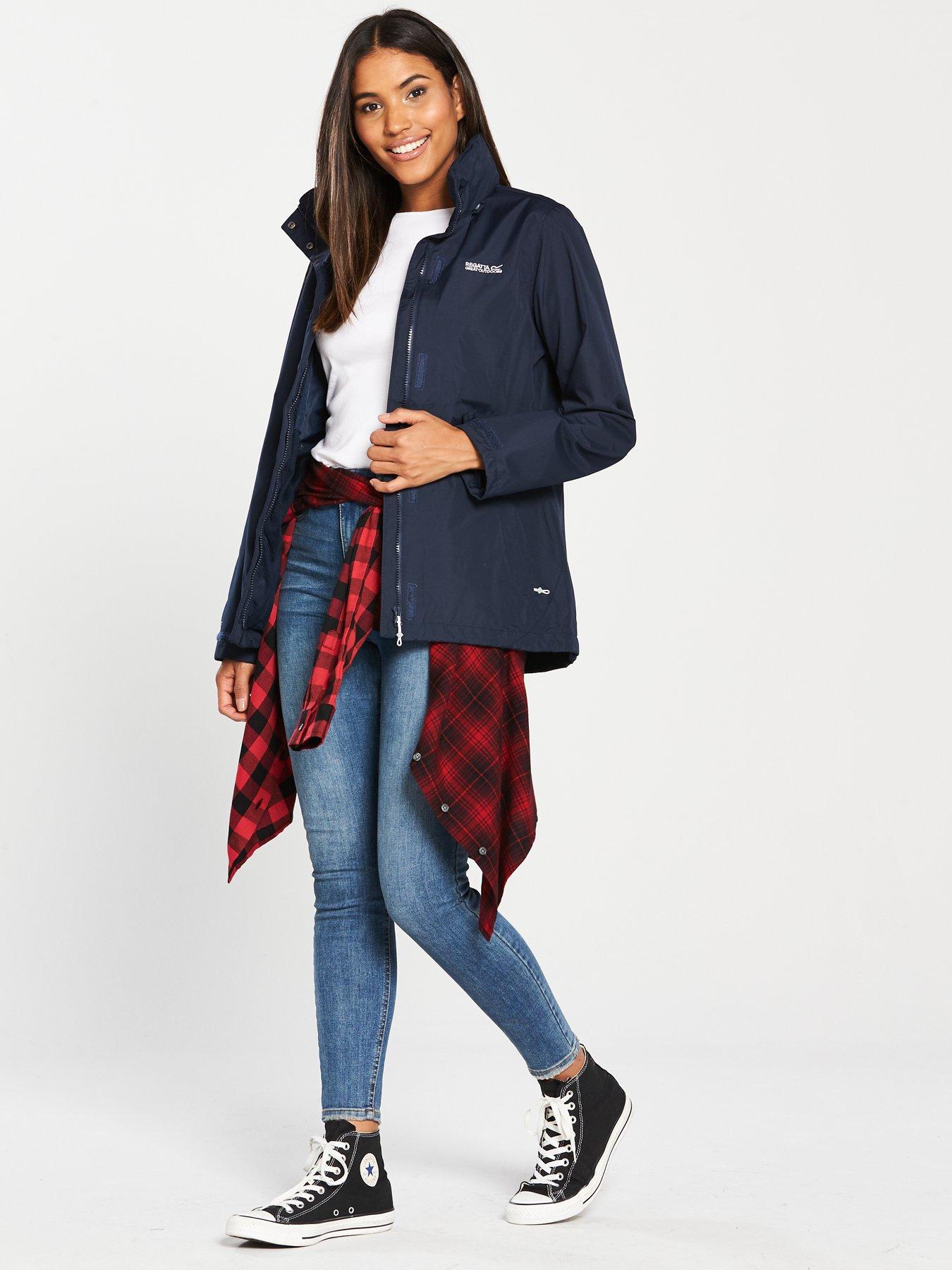 Image 3 of 4 of Regatta Daysha Waterproof Jacket - Navy