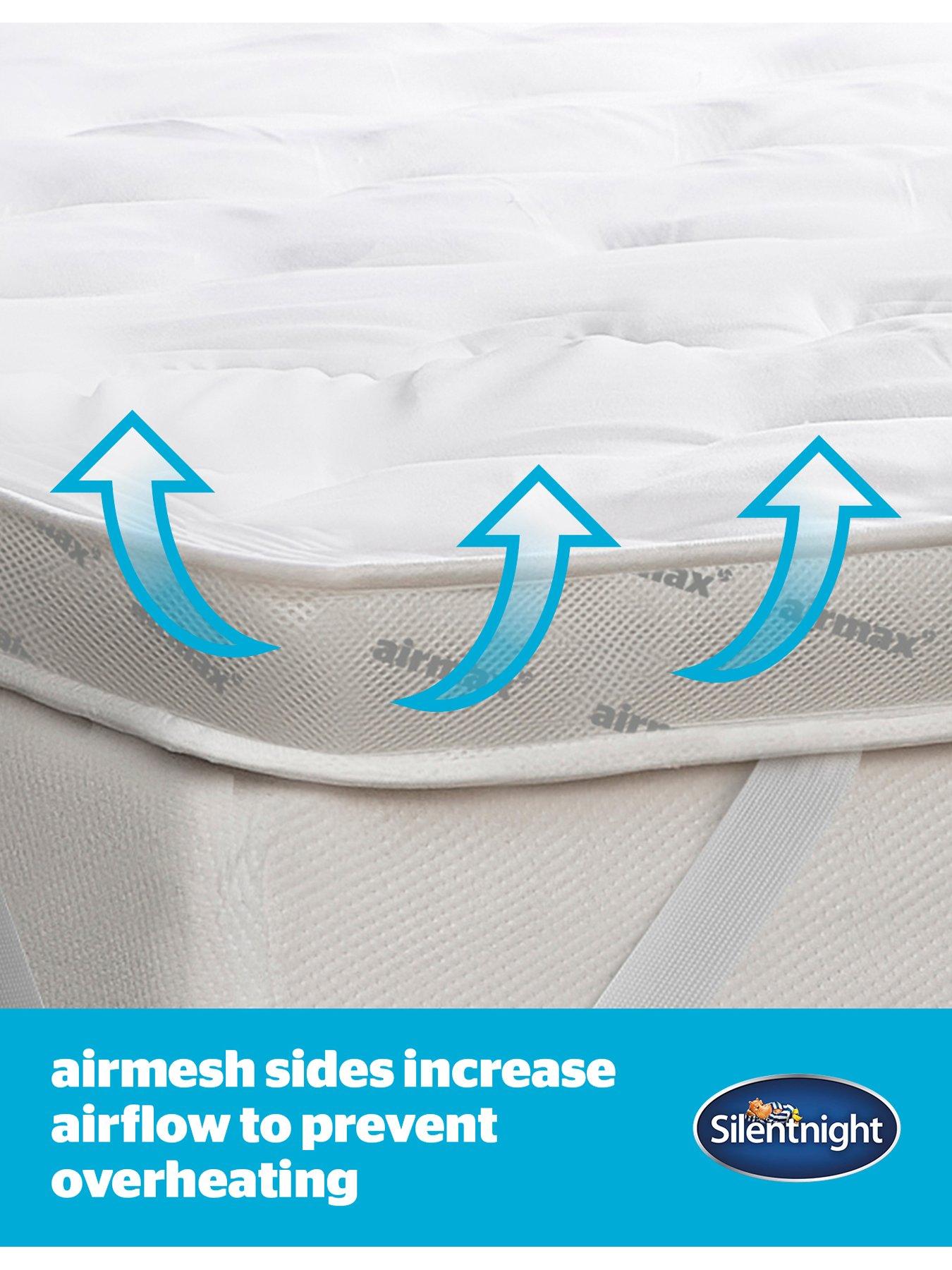 Image 3 of 7 of Silentnight Airmax 800 8 cm&nbsp;Mattress Topper - White
