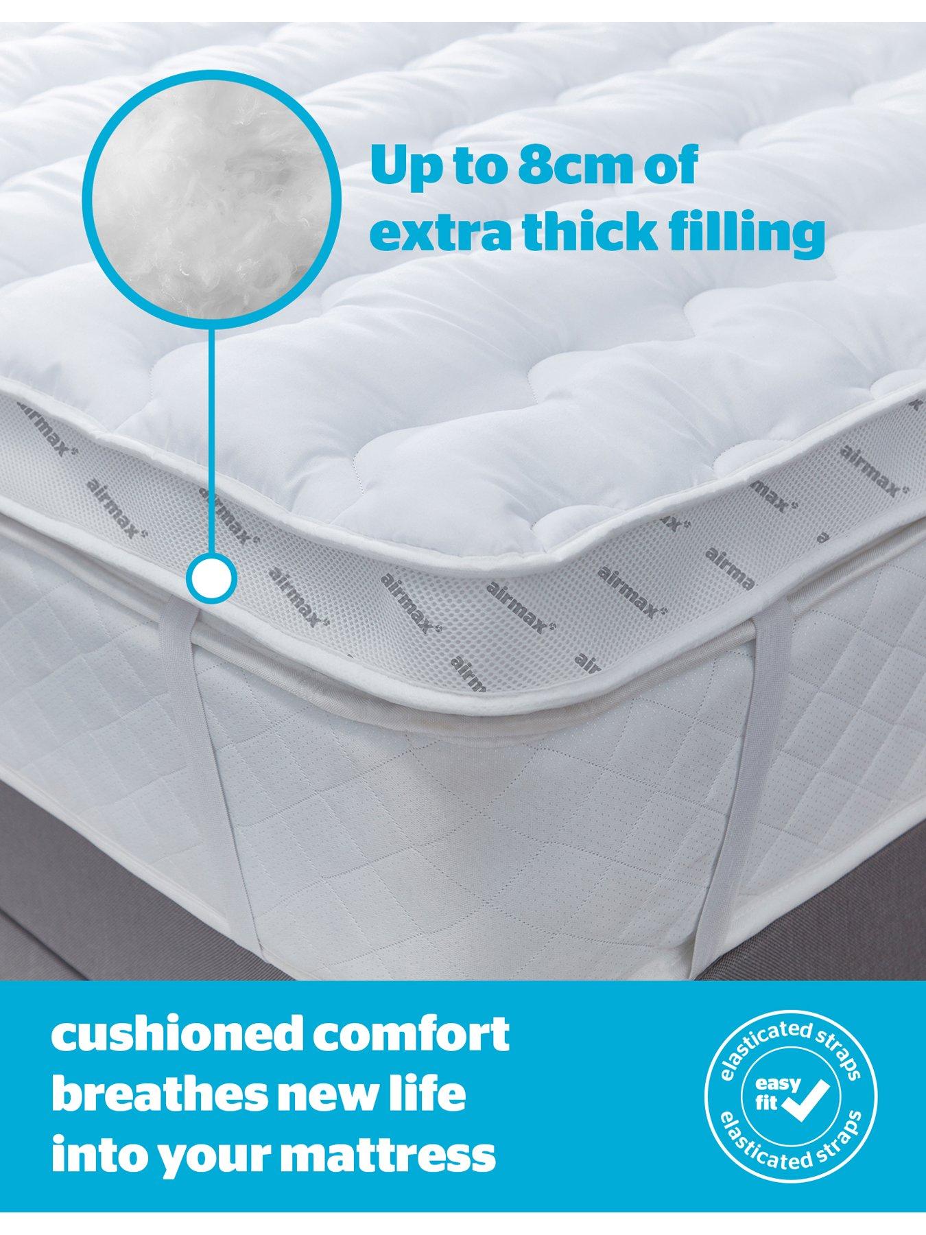 Image 5 of 7 of Silentnight Airmax 800 8 cm&nbsp;Mattress Topper - White