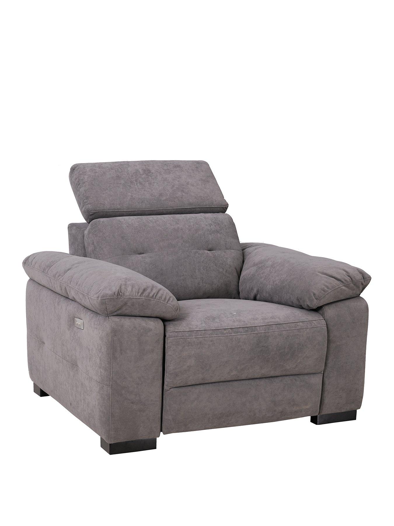 Image 2 of 5 of Bowen&nbsp;Fabric Power Recliner Armchair