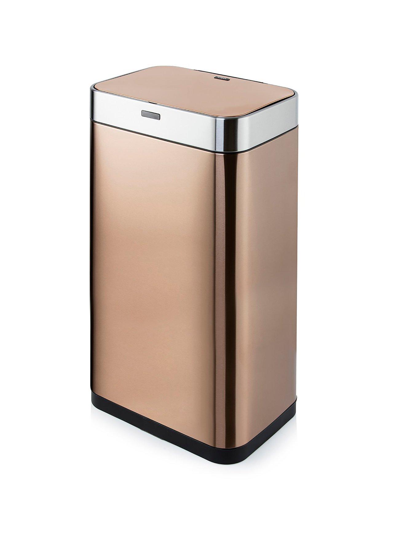 Image of Tower 75-Litre Rectangular Sensor Bin – Copper