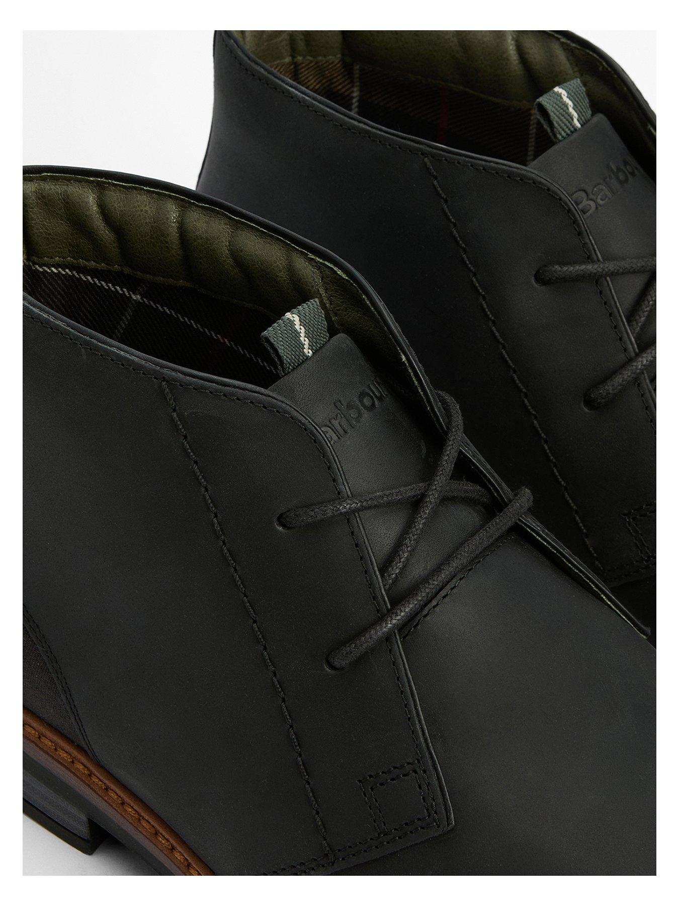 Image 4 of 6 of Barbour Readhead Lace-Up Boot - Black