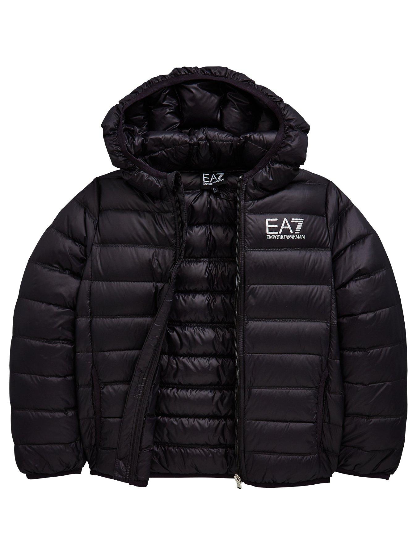 EA7 Armani Lightweight Quilted Jacket - Black | Very Ireland