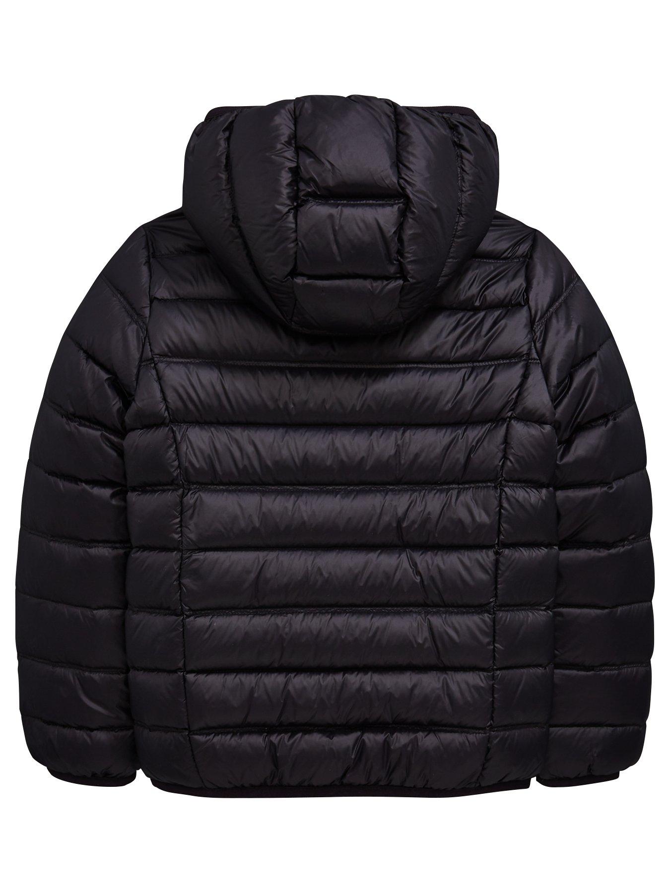 EA7 Emporio Armani Boys Lightweight Down Quilted Jacket Black Very Ireland