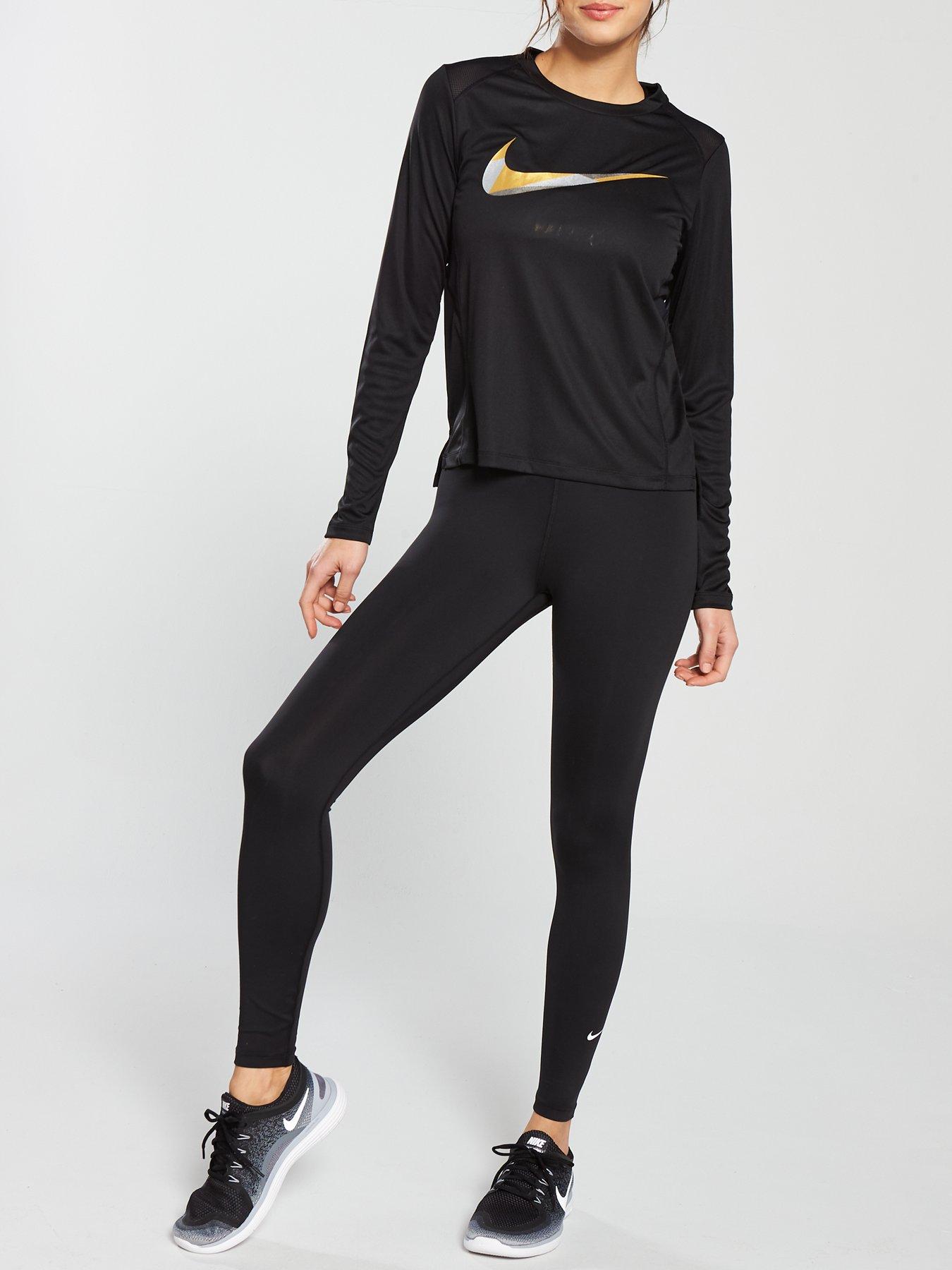 The One Mid Rise 7/8 Leggings - Black