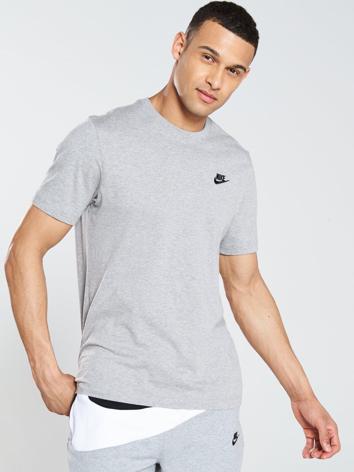 Nike club t shirt dark grey new arrivals