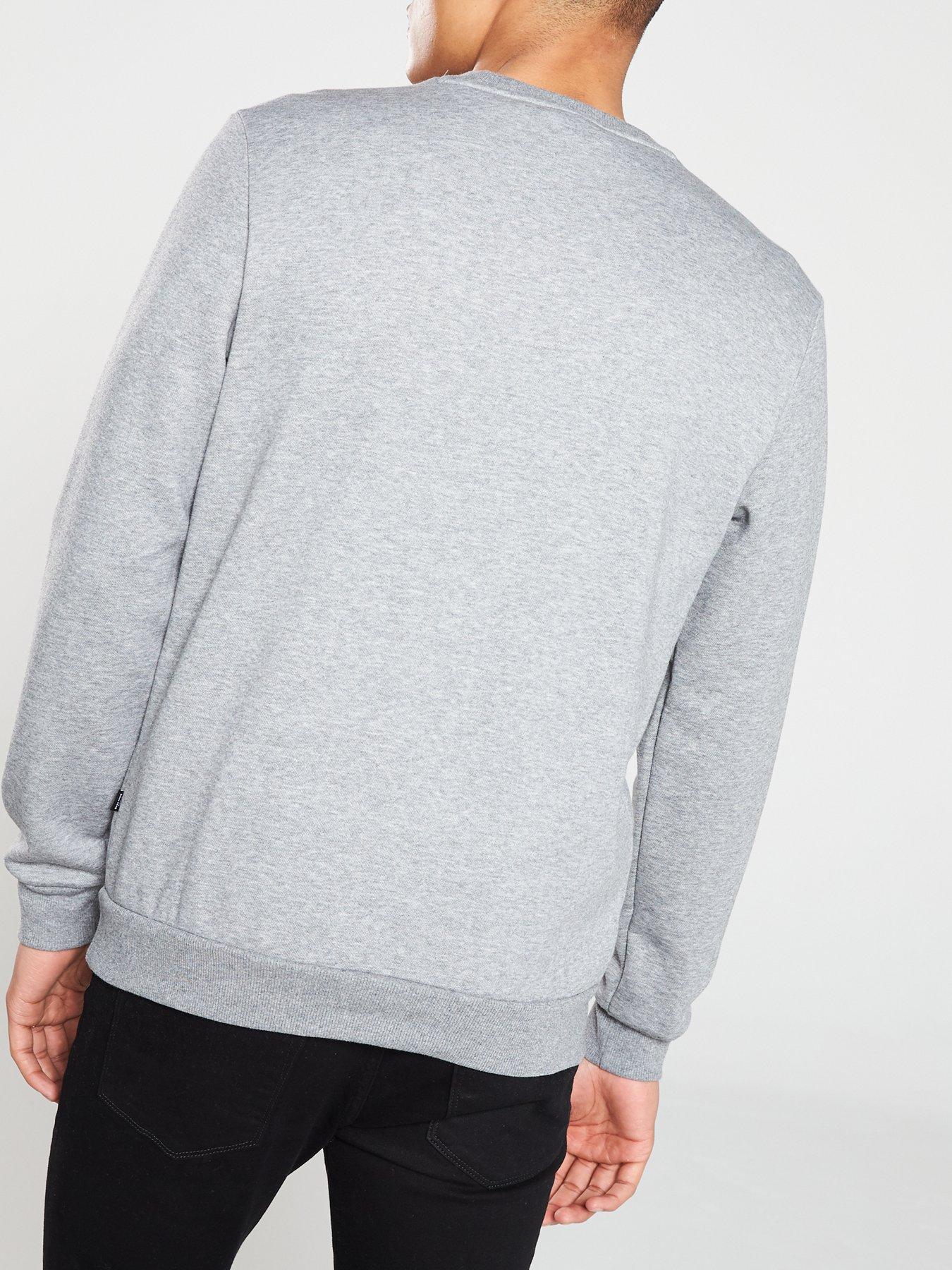 Image 2 of 4 of Puma Puma Ess Small Logo Crew Fleece - Grey