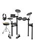 yamaha-yamaha-dtx402-electronic-drum-kit-with-sticks-drum-throne-headphones-and-online-lessonsfront