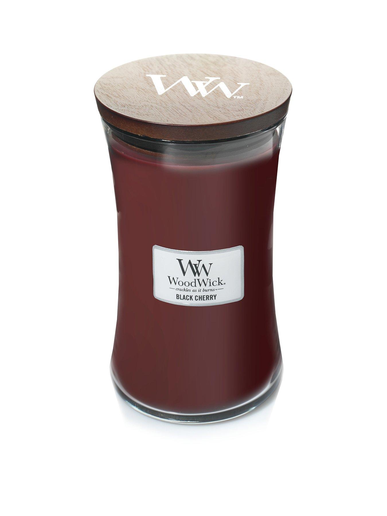 Image of WoodWick Large Hourglass Candle – Black Cherry