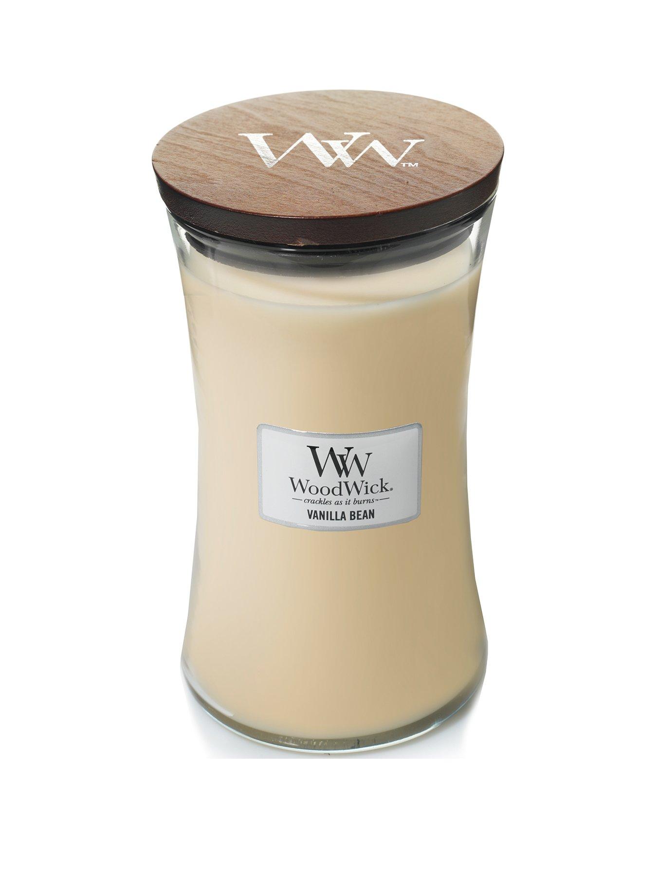 Image 1 of 4 of WoodWick Large Hourglass Candle &ndash; Vanilla Bean